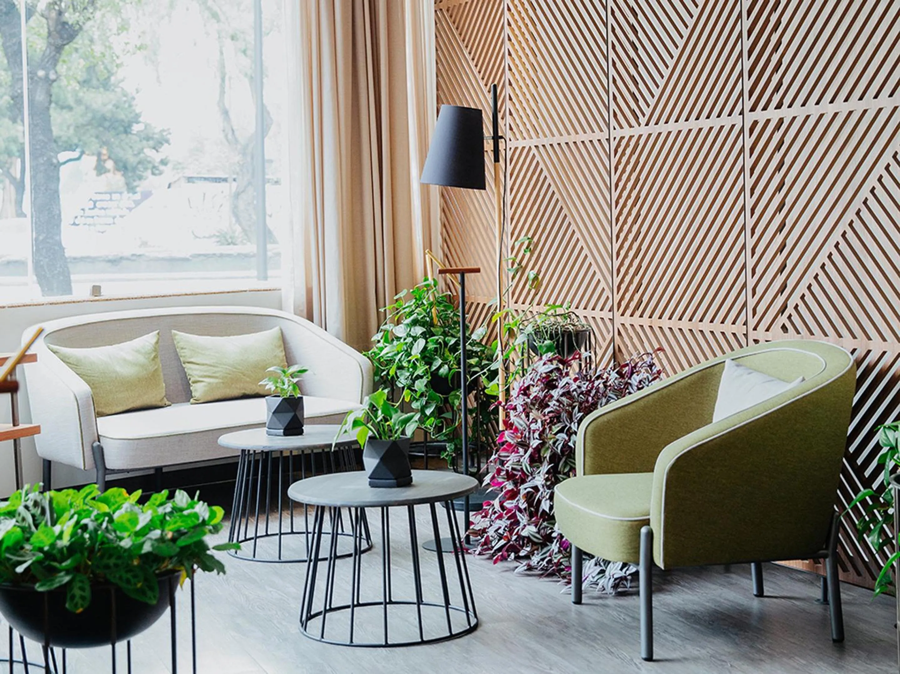 Living room in Hotel Riazor Aeropuerto