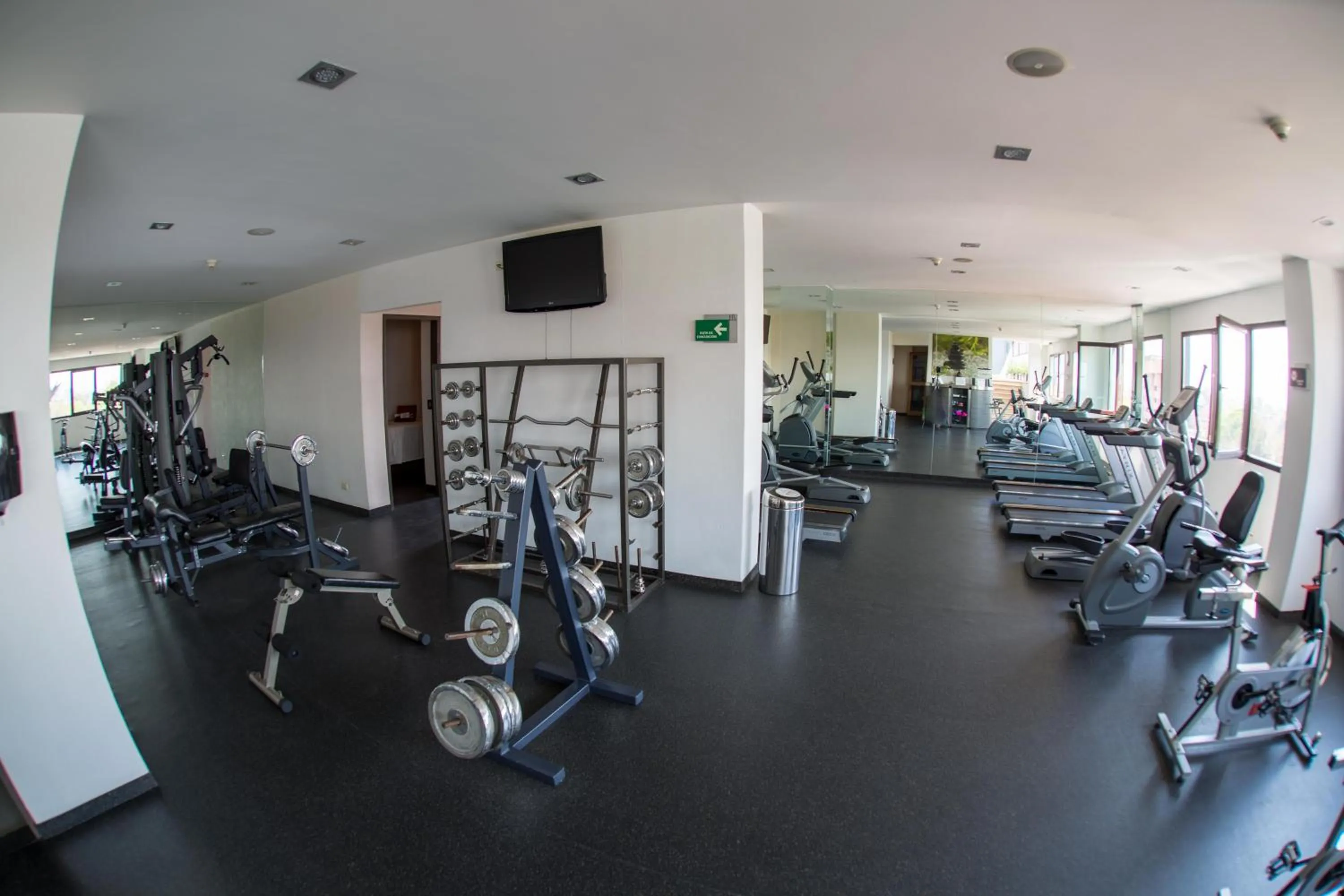 Fitness centre/facilities in Hotel Riazor Aeropuerto
