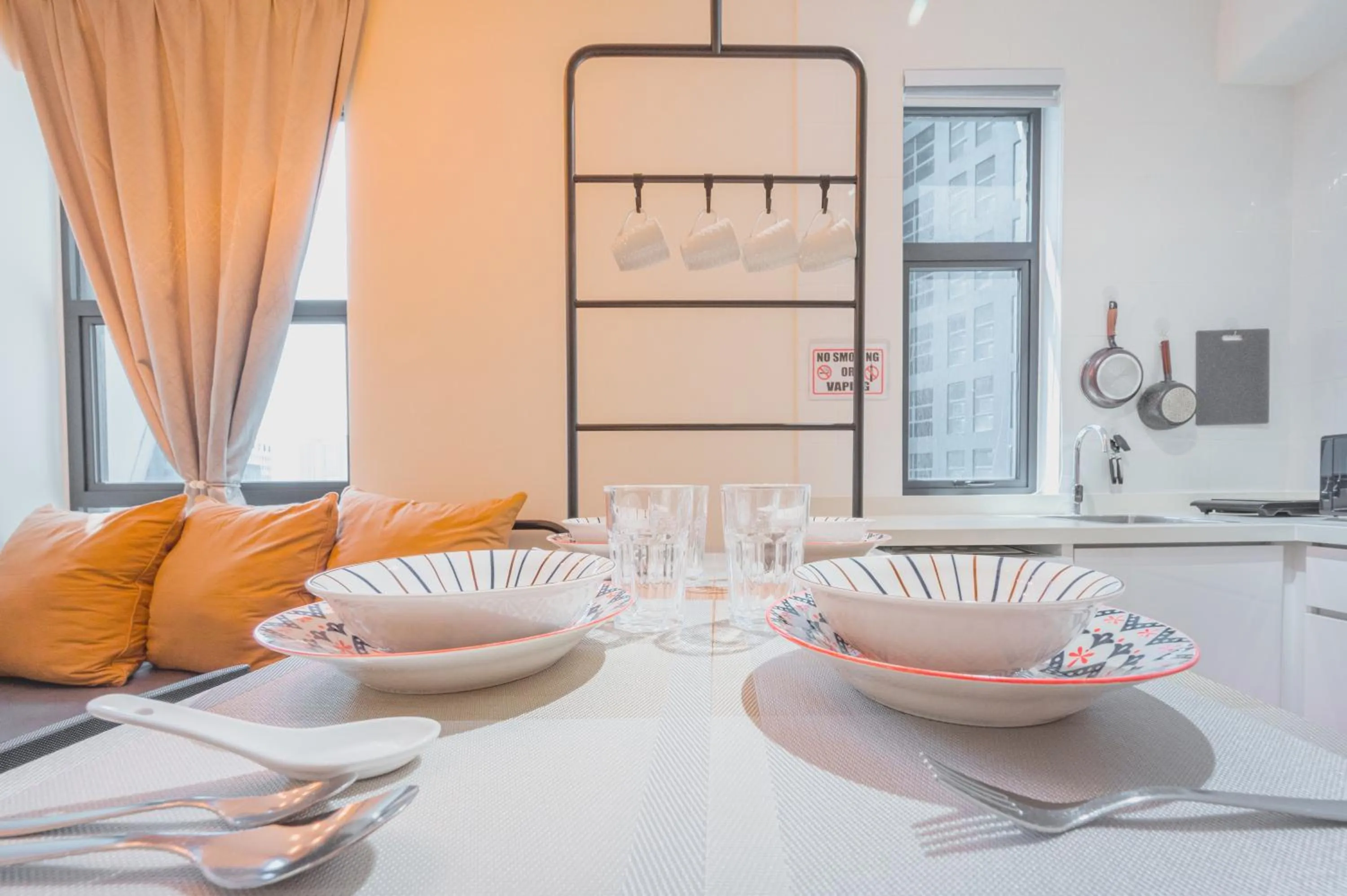 Dining area in Arte Mont Kiara by Airhost