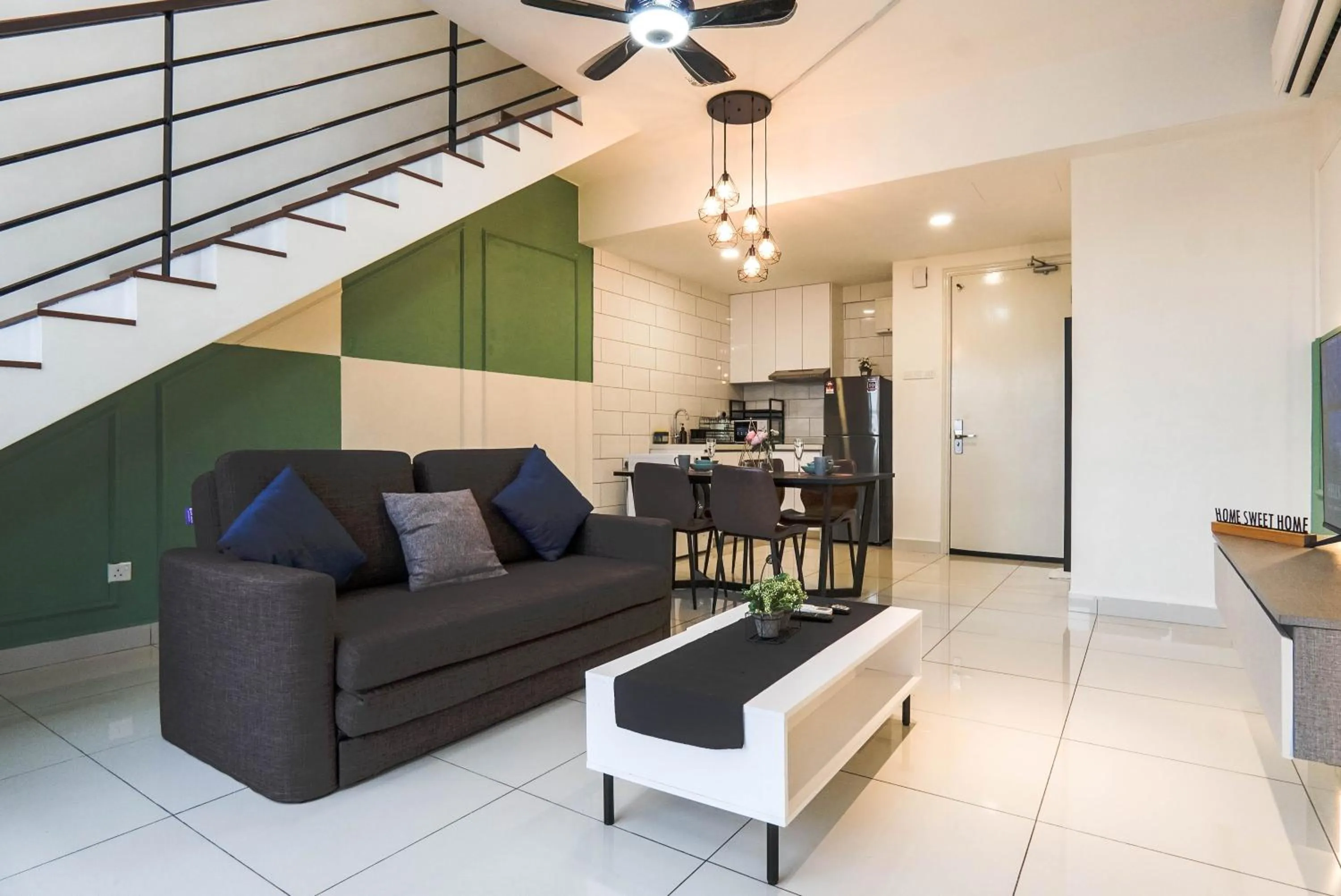 Living room in Arte Mont Kiara by Airhost