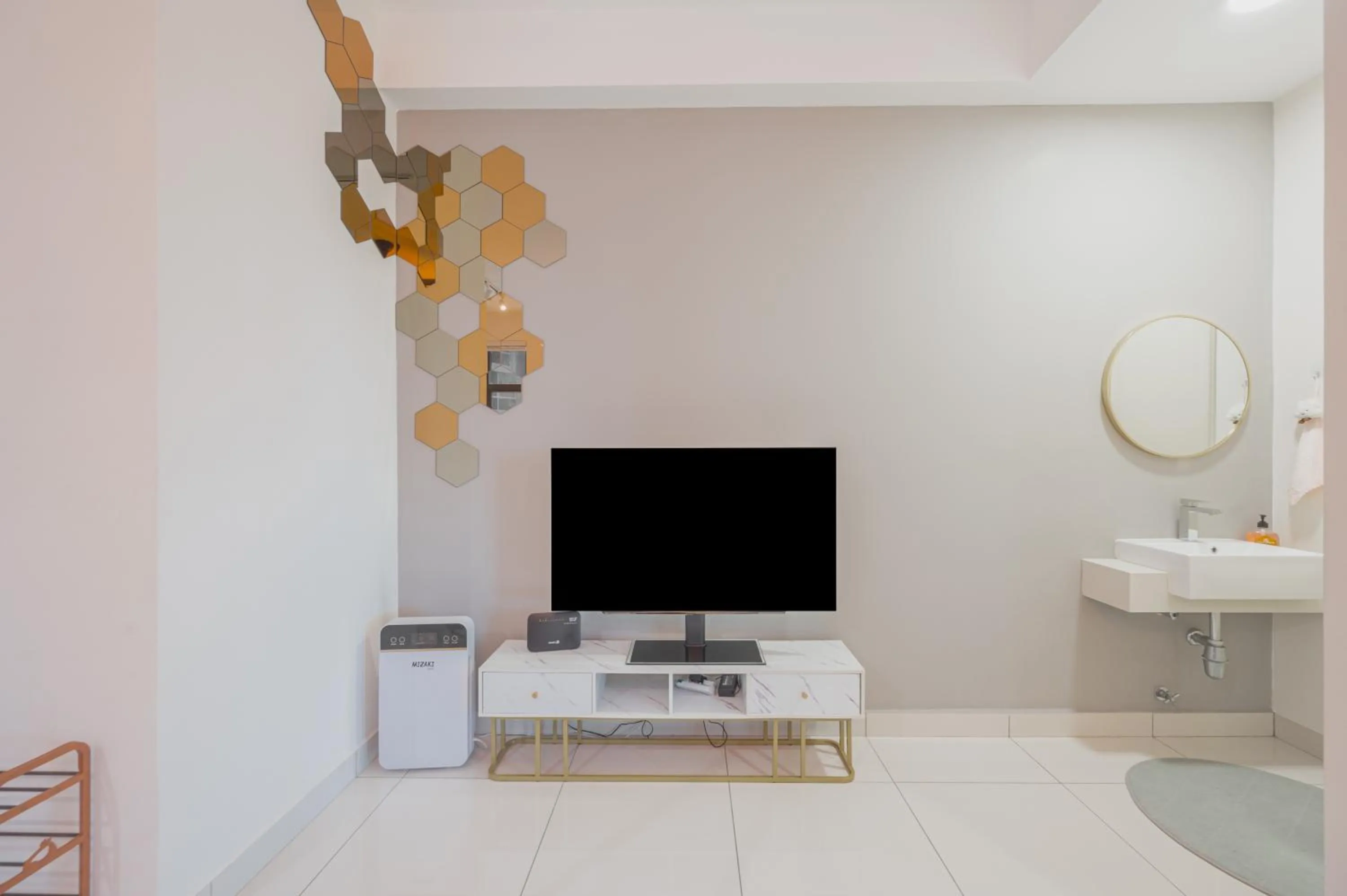 Living room in Arte Mont Kiara by Airhost