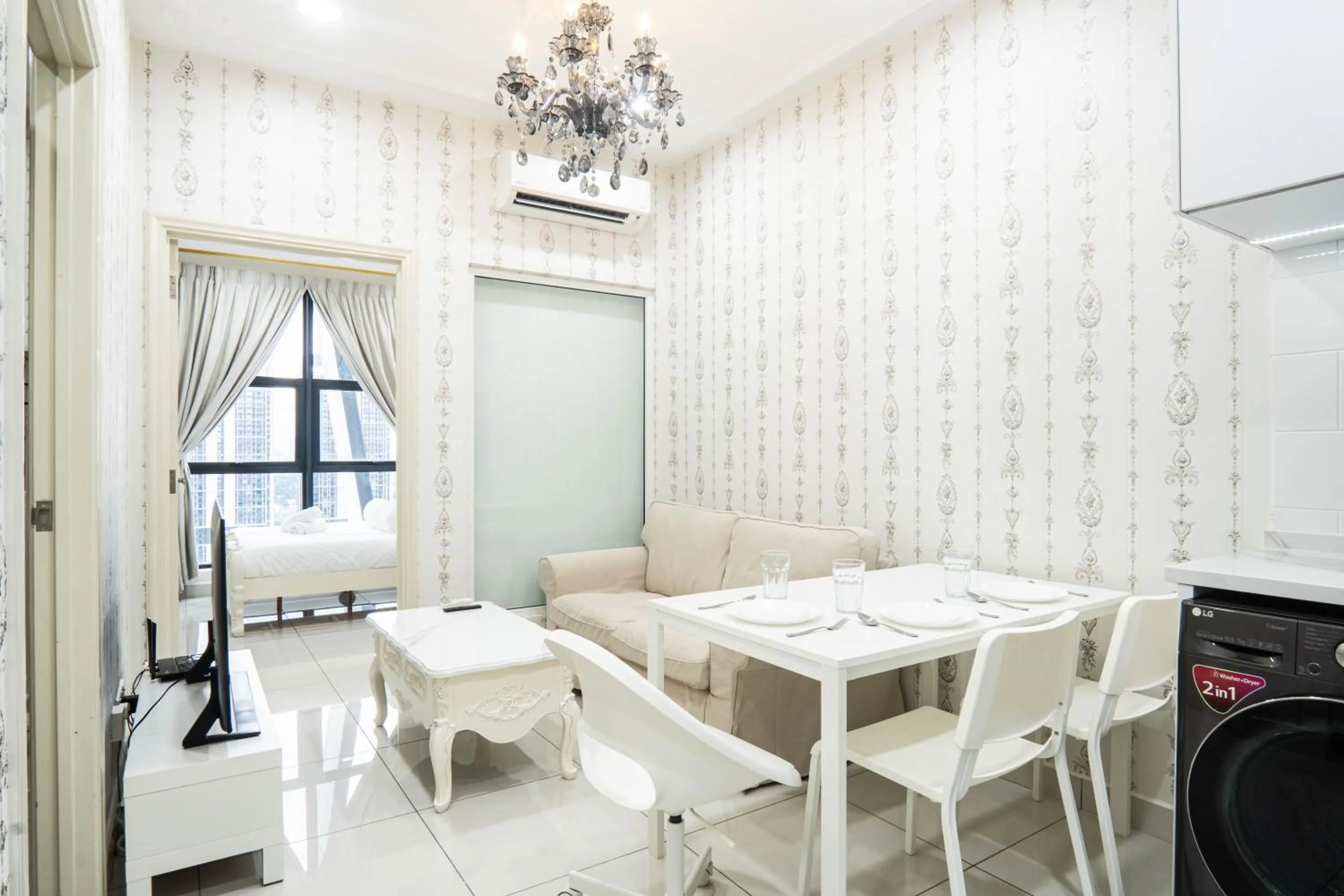 Living room in Arte Mont Kiara by Airhost