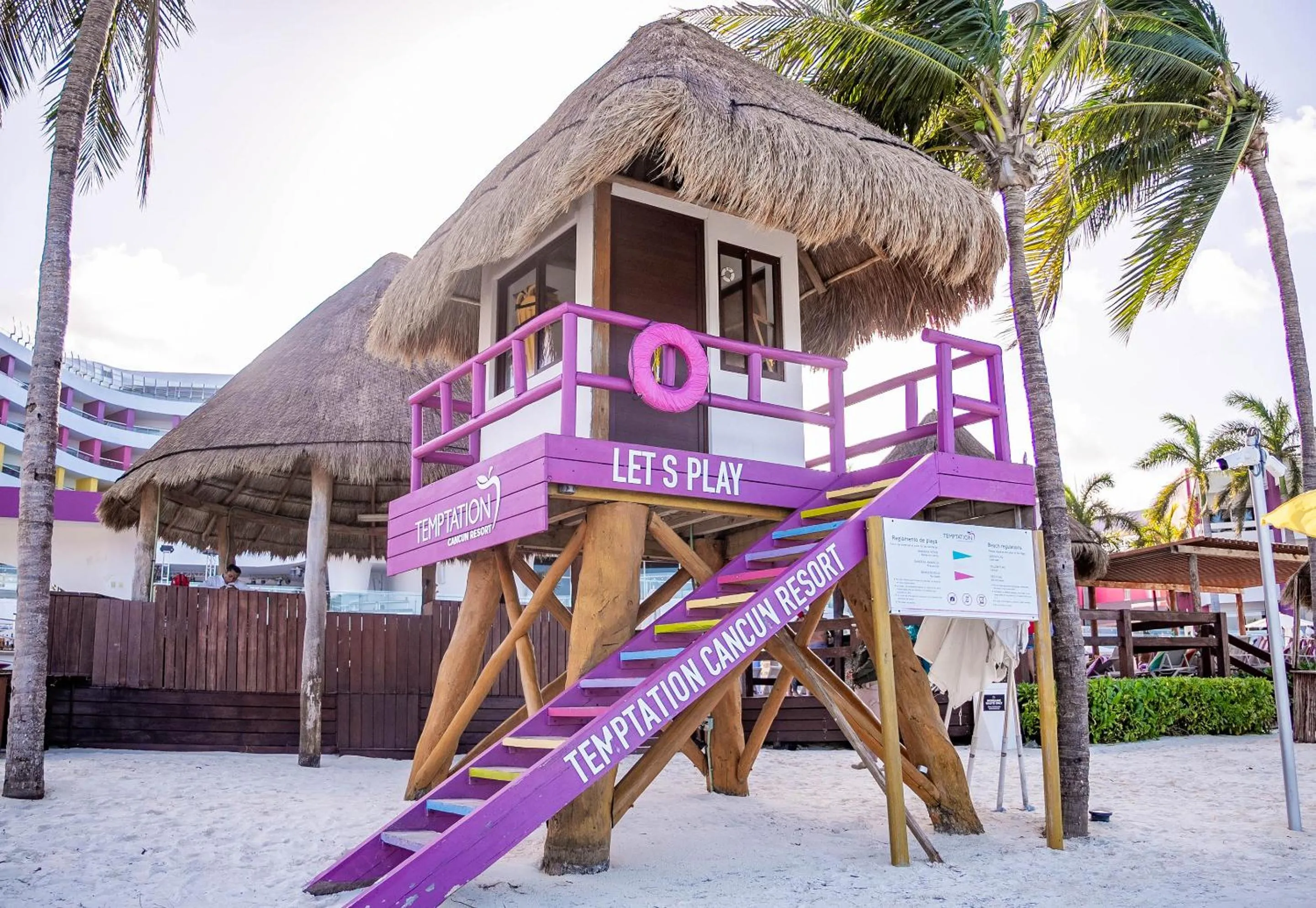 Beach in Temptation Cancun Resort - All Inclusive - Adults Only