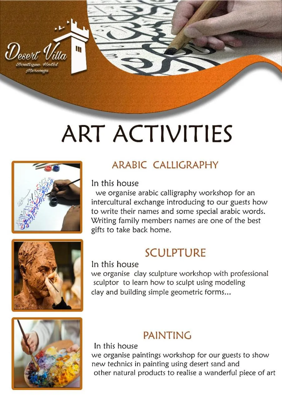 Activities in Desert Villa Boutique Hotel Merzouga