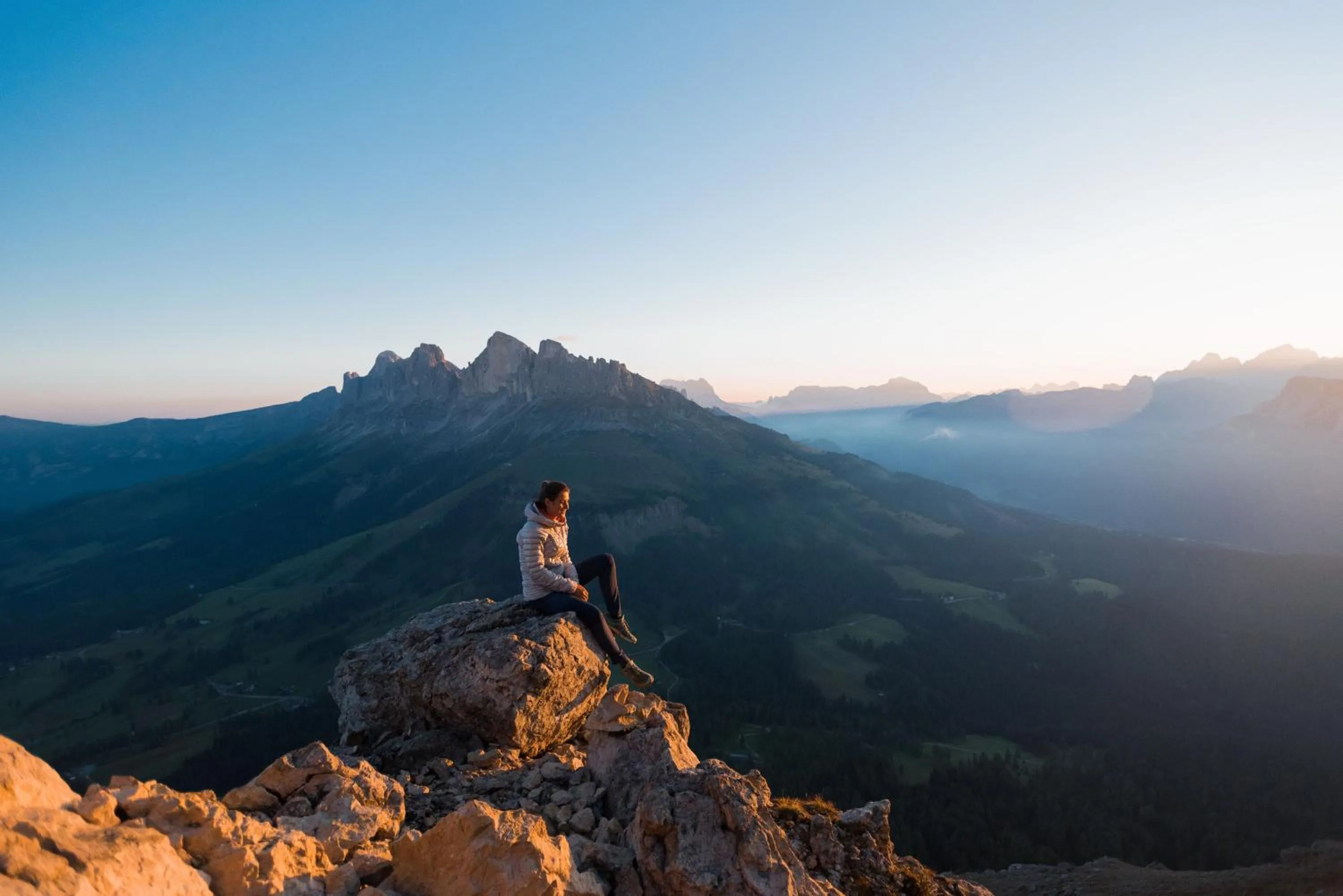 Natural landscape in Sport Hotel Passo Carezza