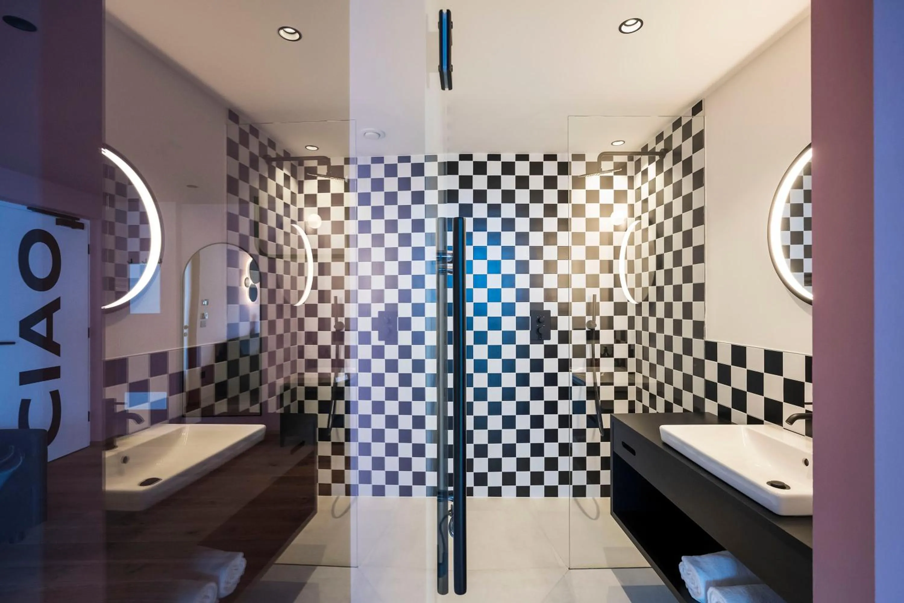 Shower in Sport Hotel Passo Carezza