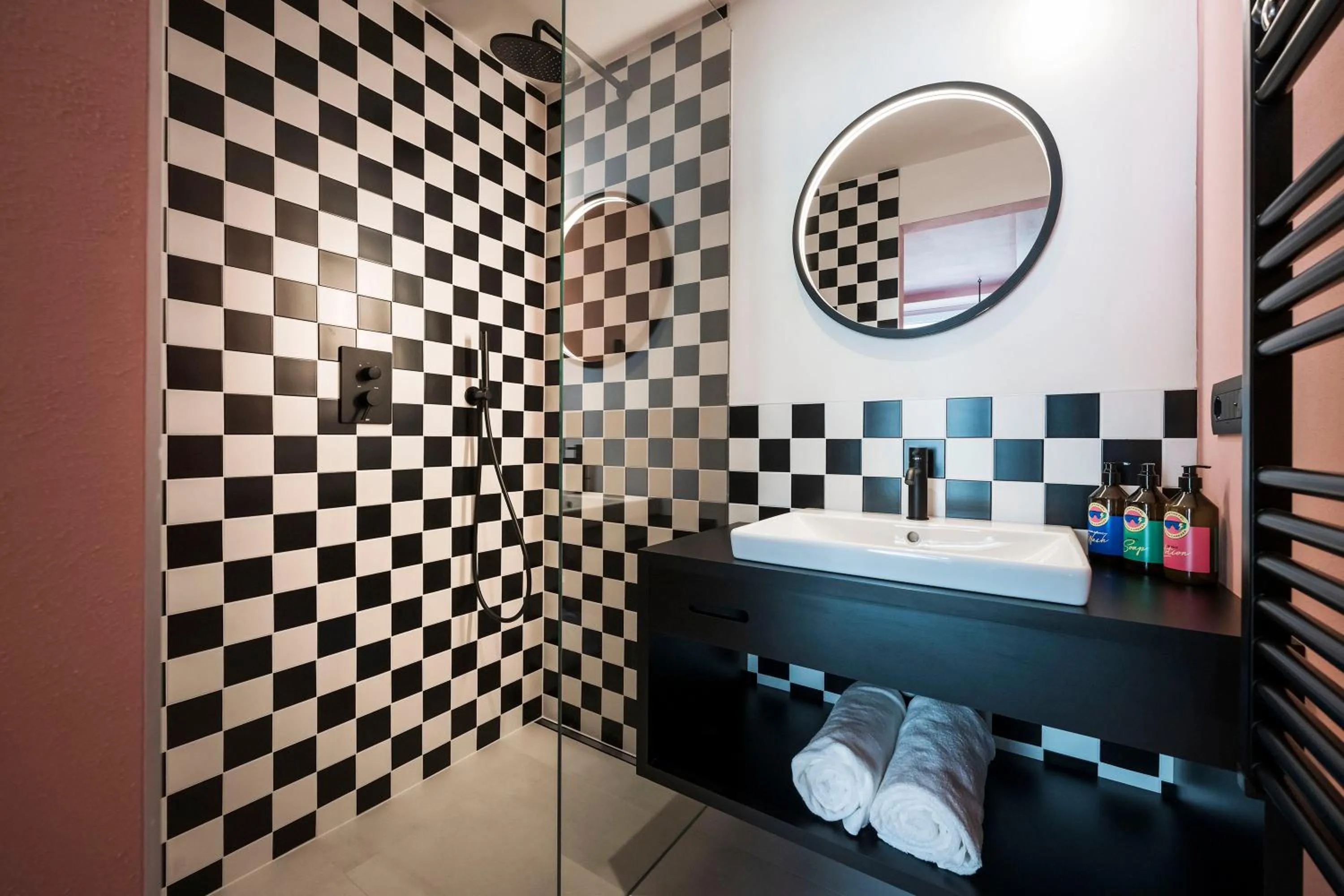 Shower in Sport Hotel Passo Carezza