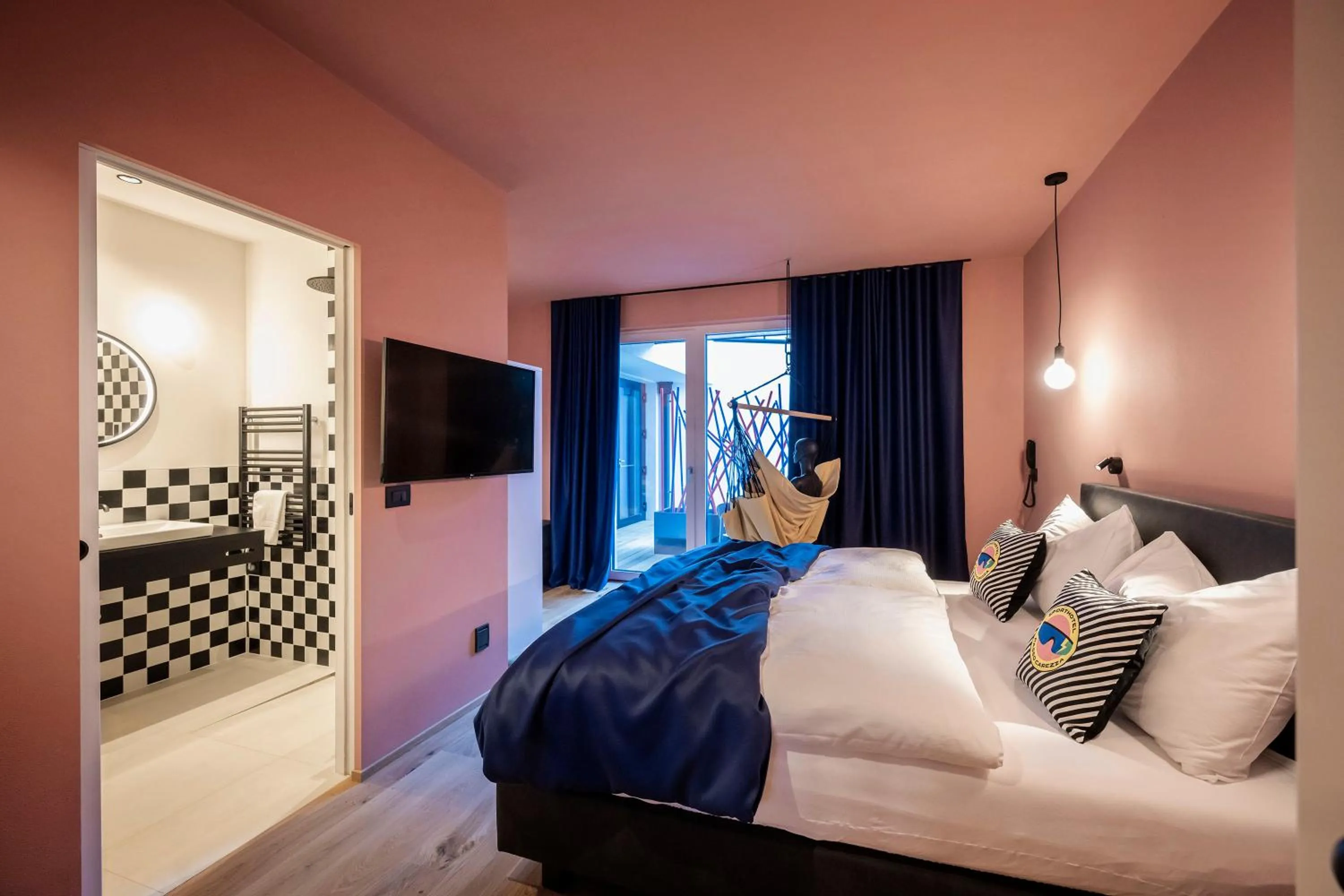 Bed in Sport Hotel Passo Carezza