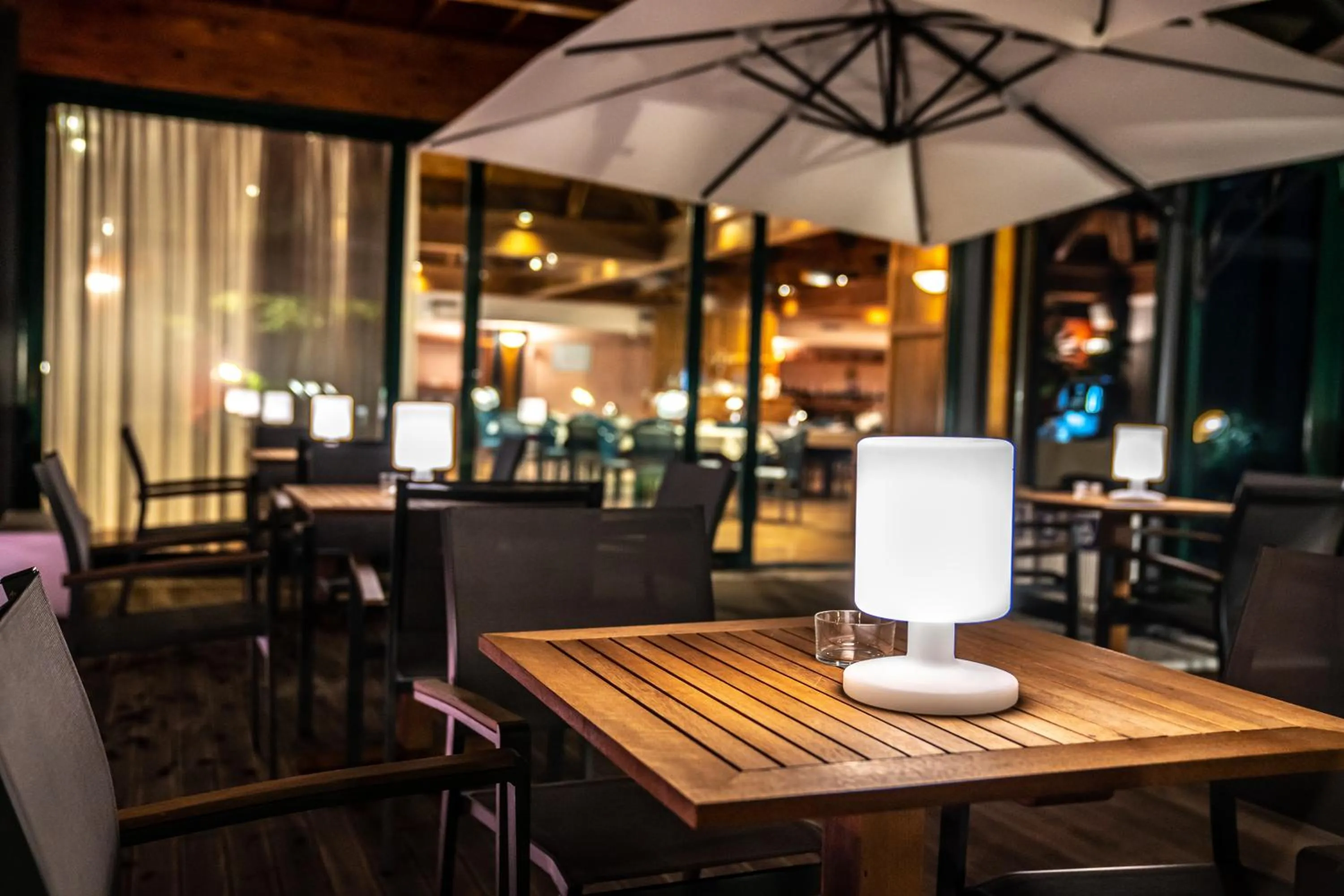 Patio in Hotel Diana