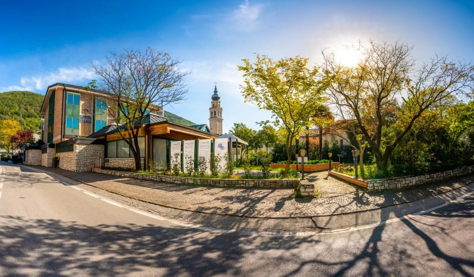 Property building in Hotel Diana