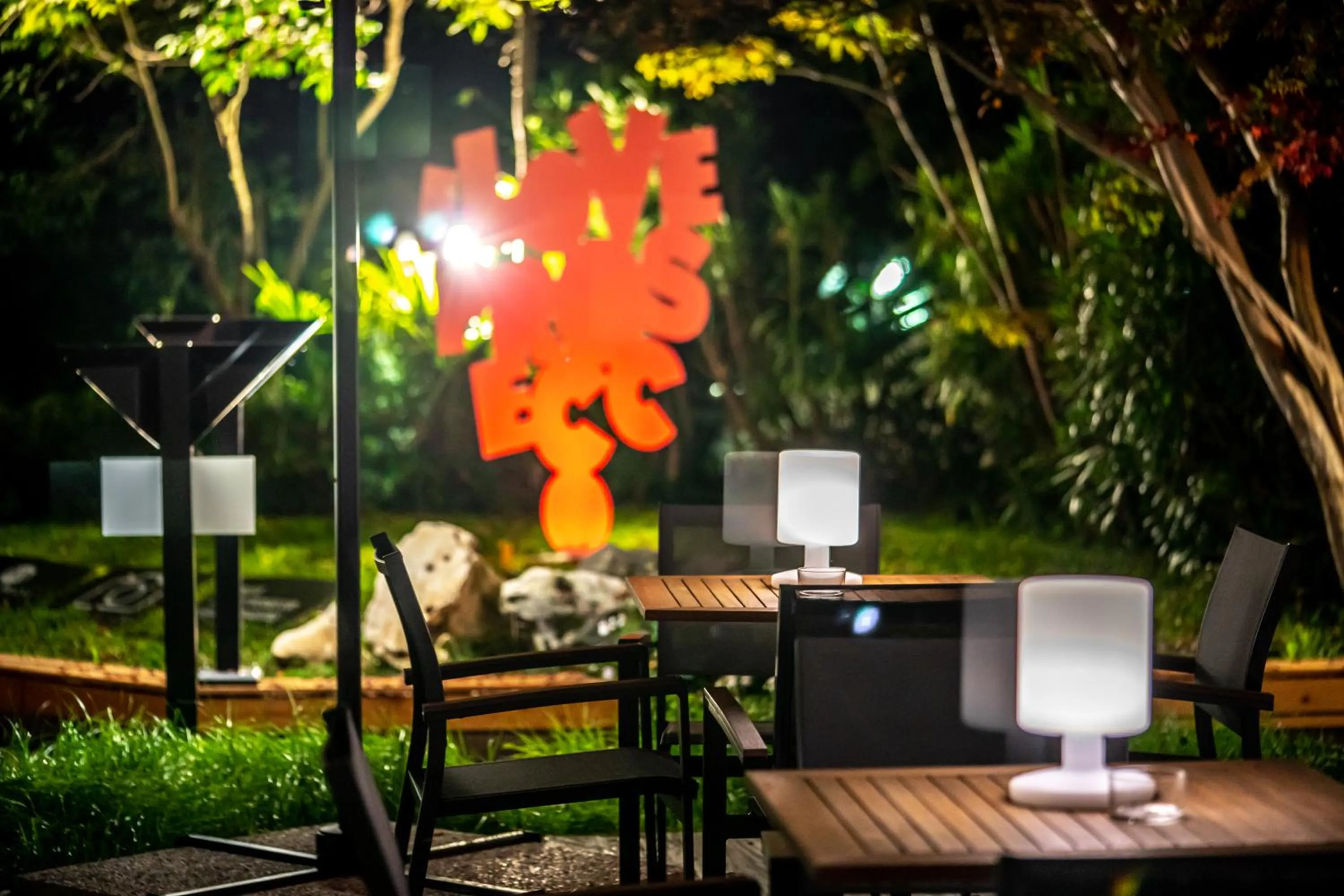 Patio in Hotel Diana