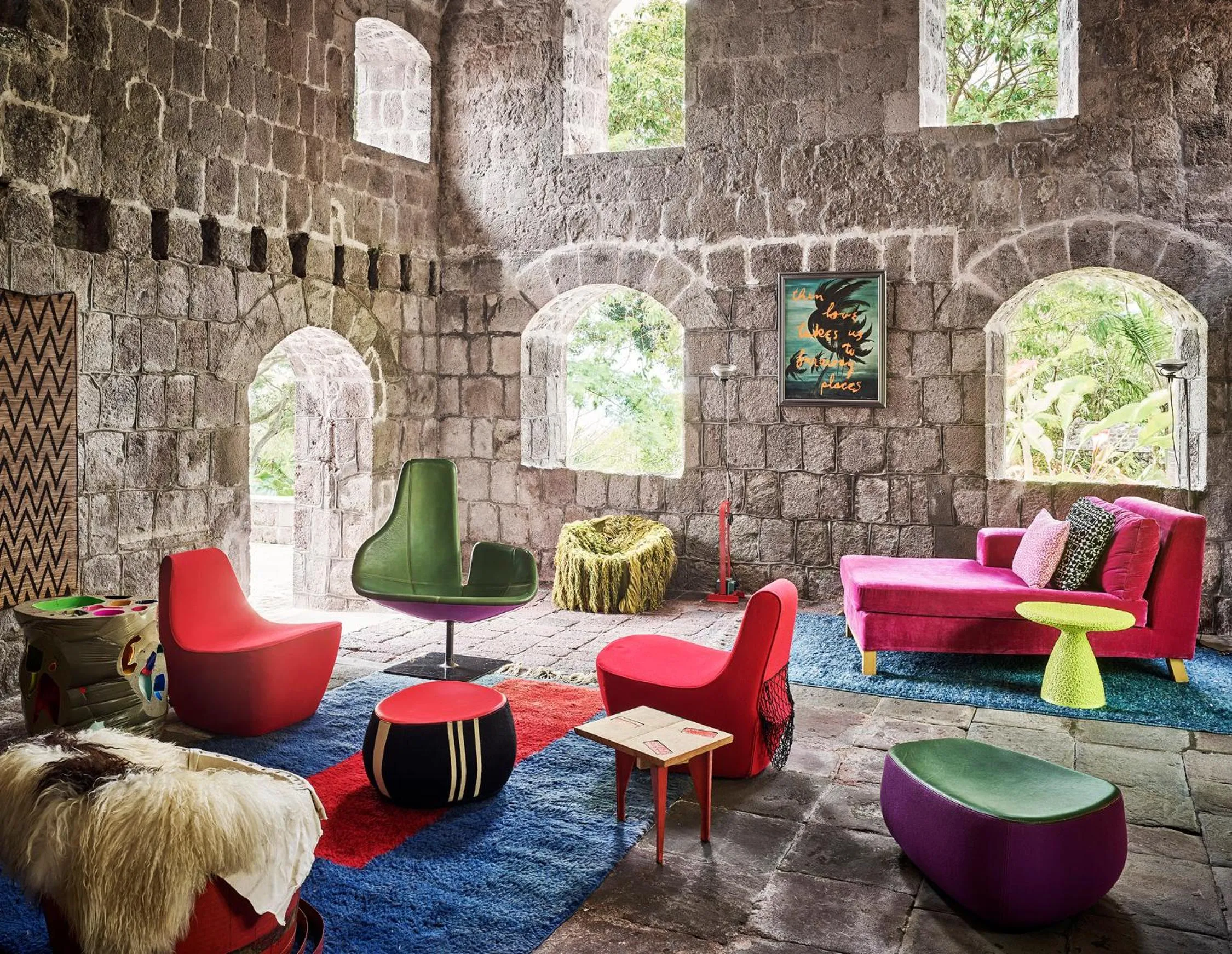 Lounge or bar in Golden Rock Nevis