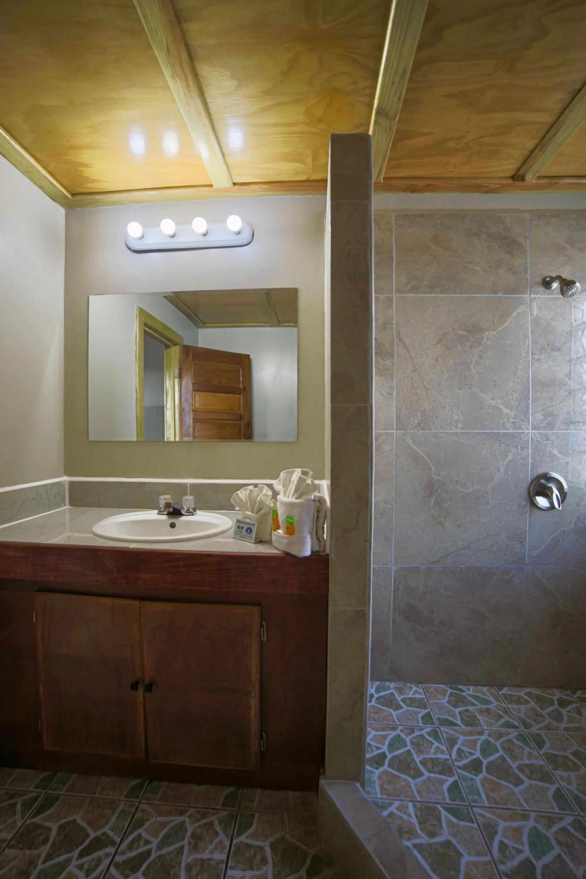 Shower in Corona del Mar