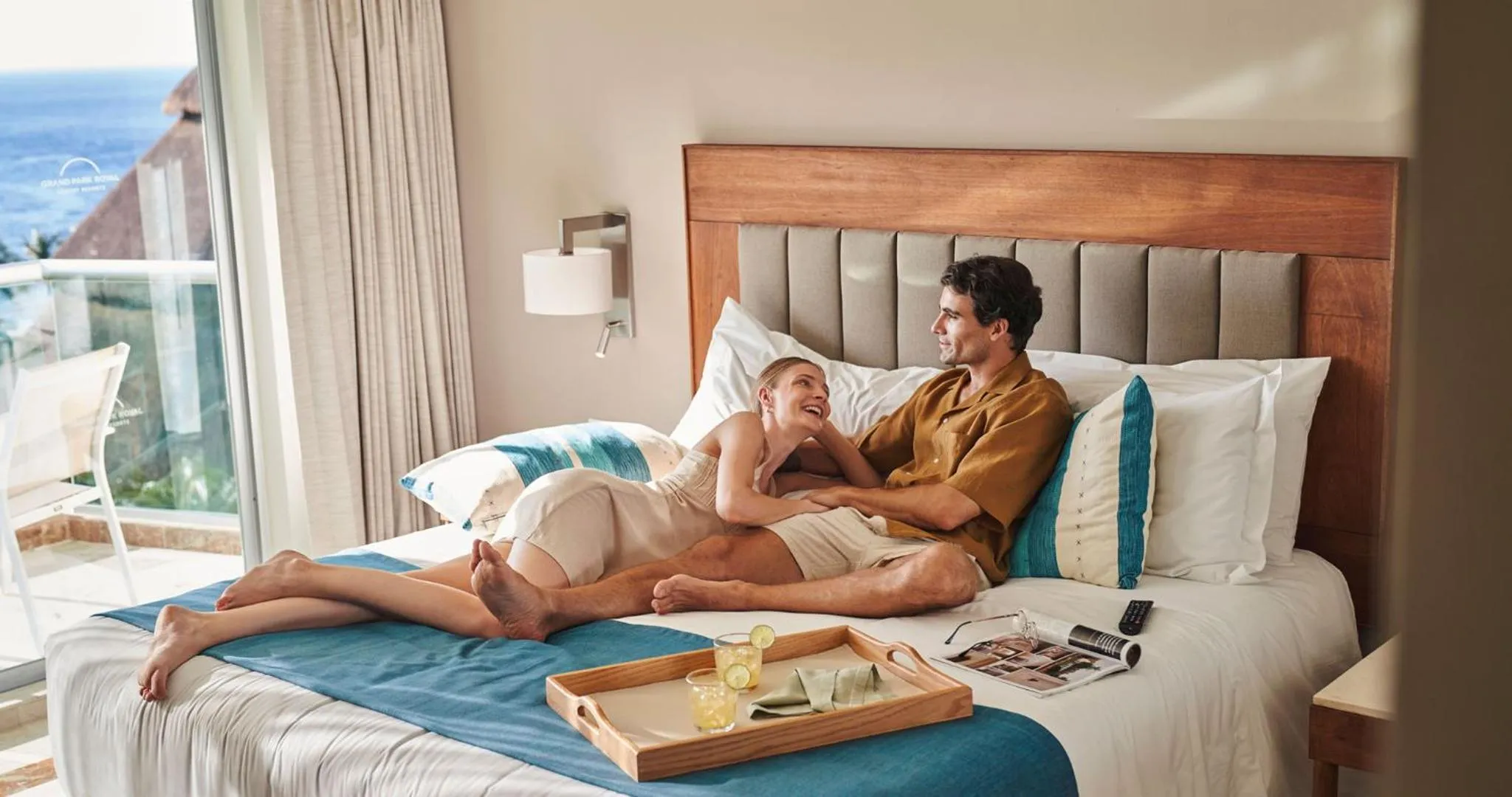 Bed in Grand Park Royal Cozumel - All Inclusive