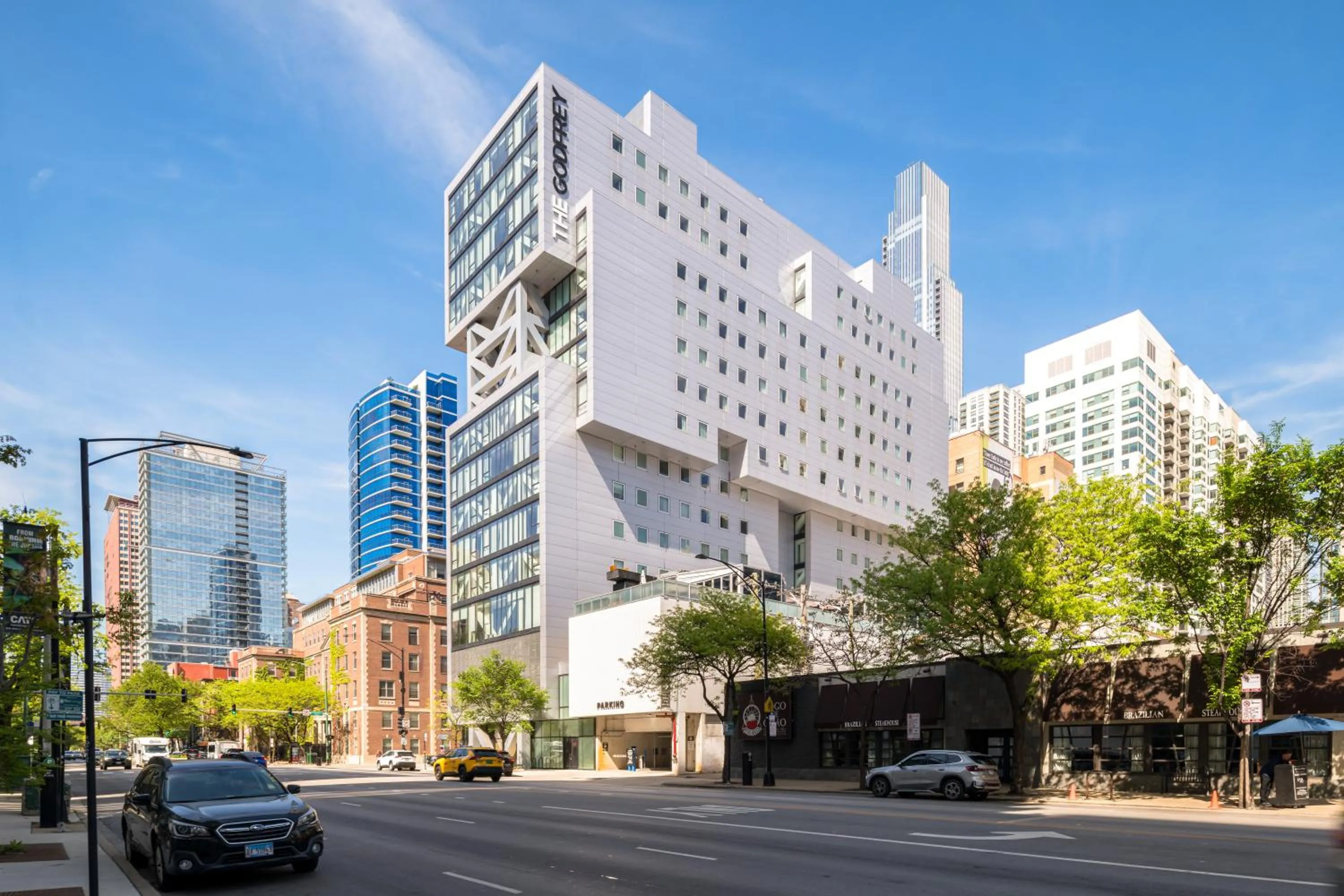 Property building in Godfrey Hotel Chicago