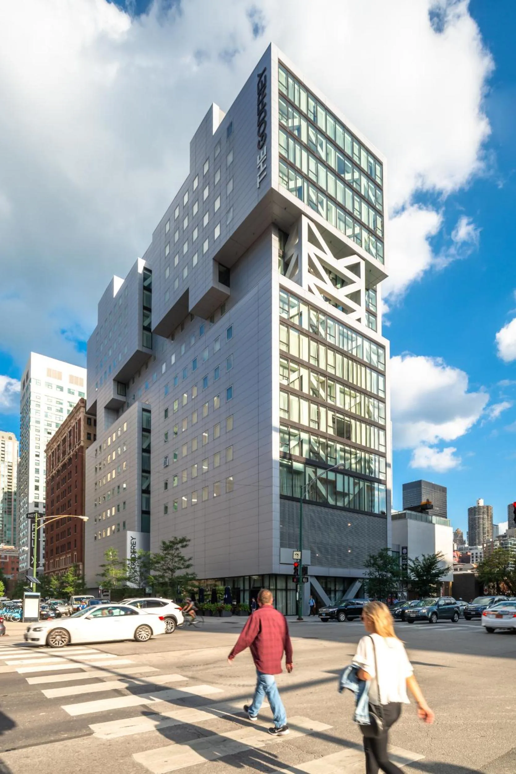 Property building in Godfrey Hotel Chicago