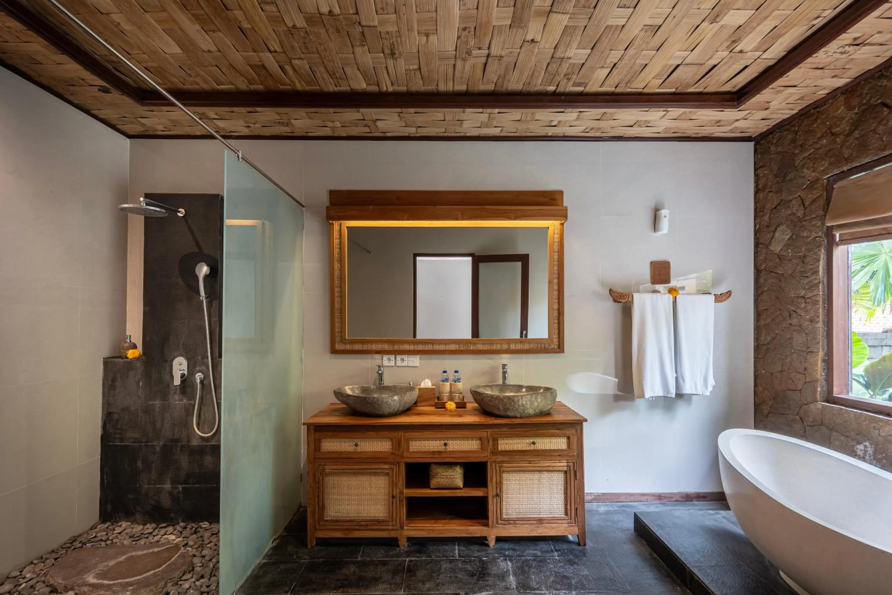 Shower in Govala Ubud Villas & SPA