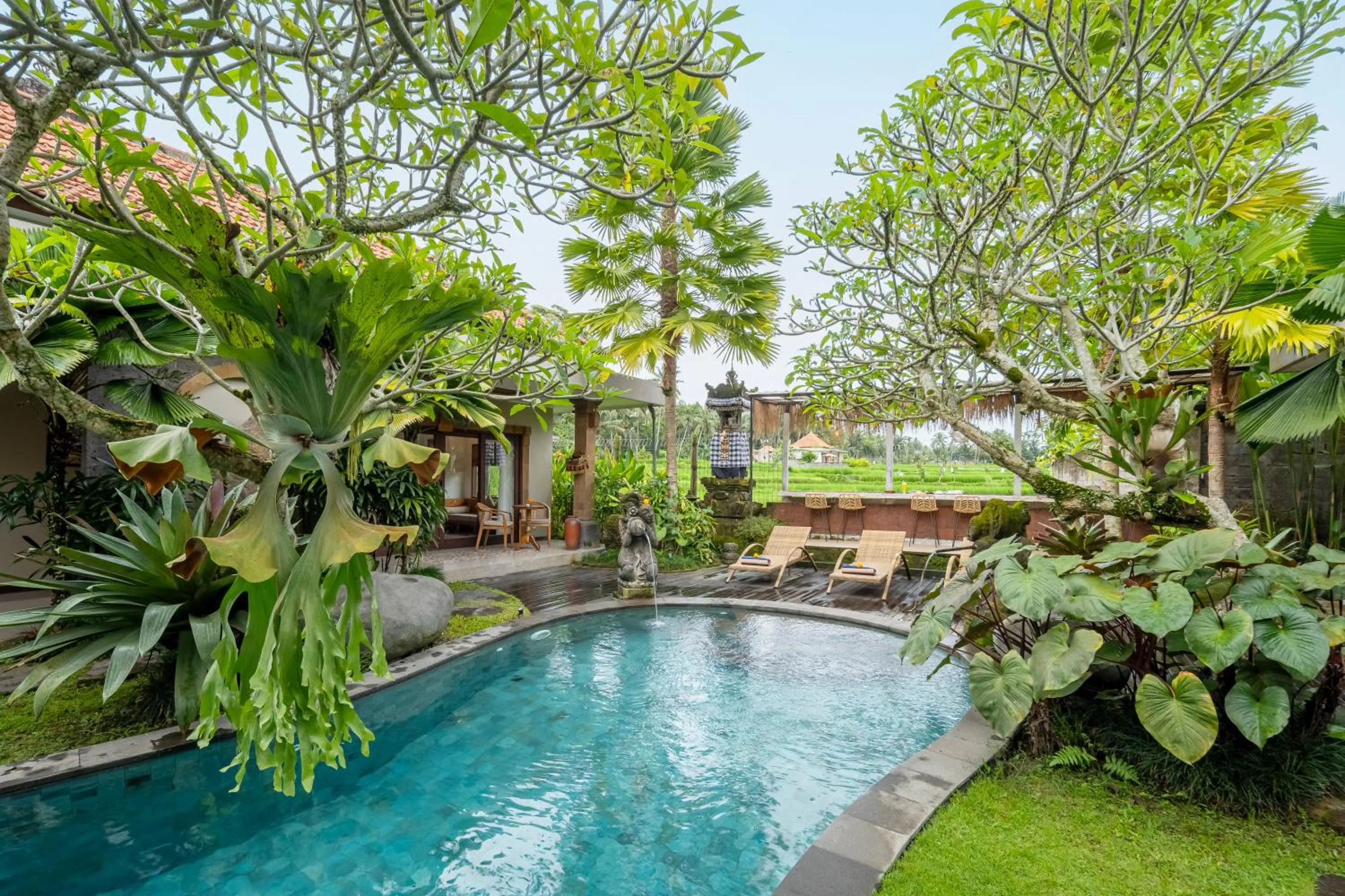 Pool view in Govala Ubud Villas & SPA
