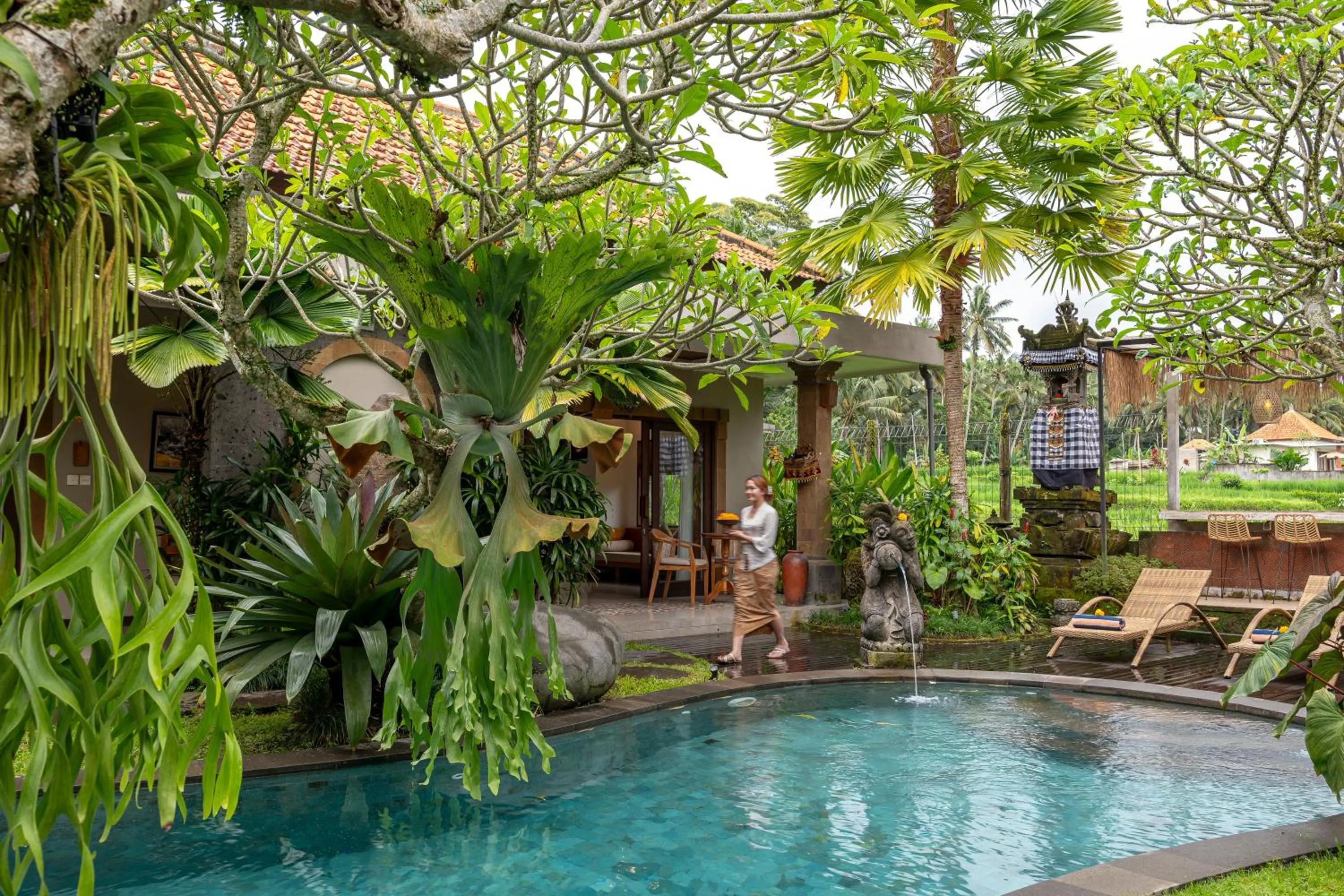 Pool view in Govala Ubud Villas & SPA