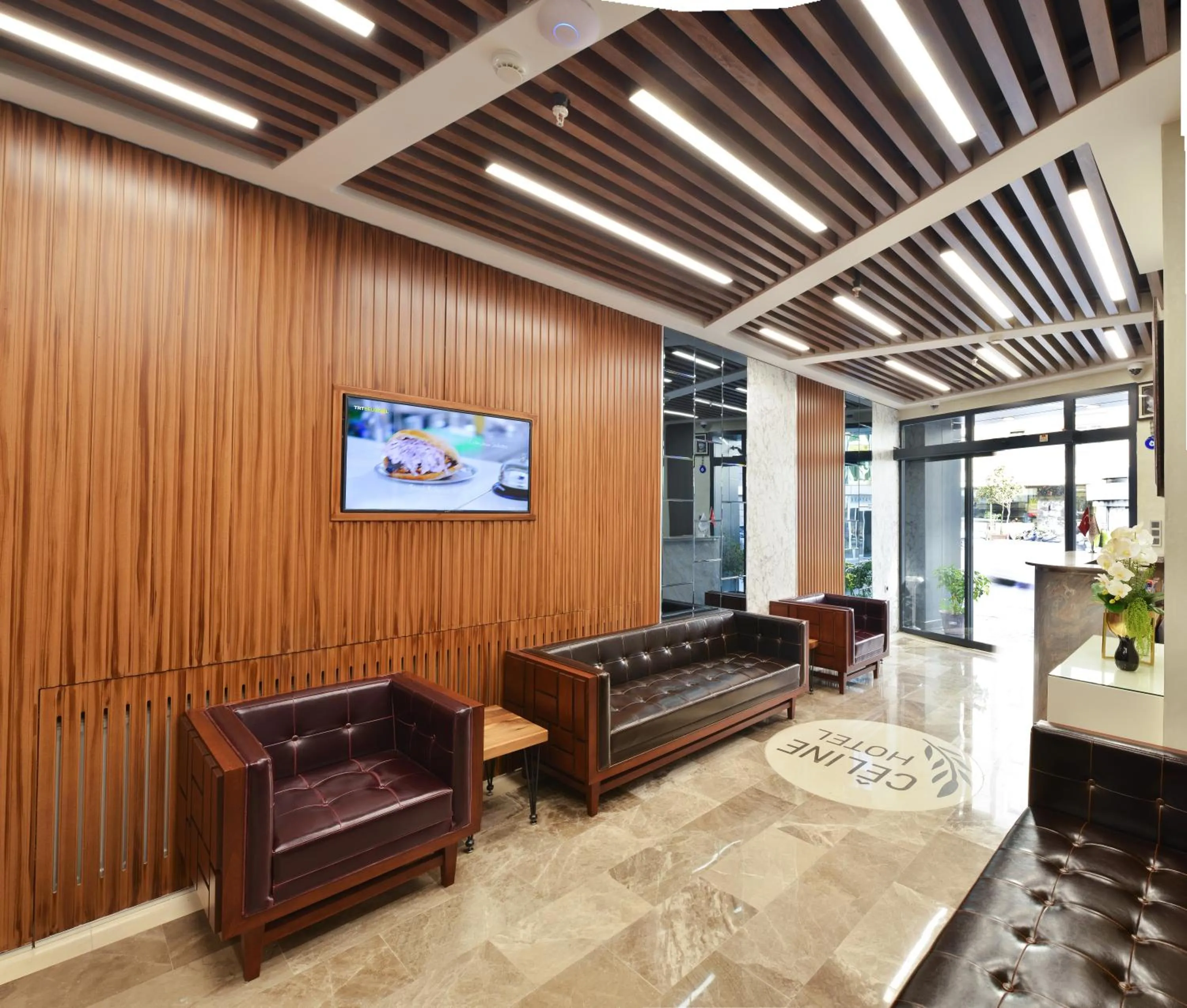 Seating area in Celine Hotel Taxim