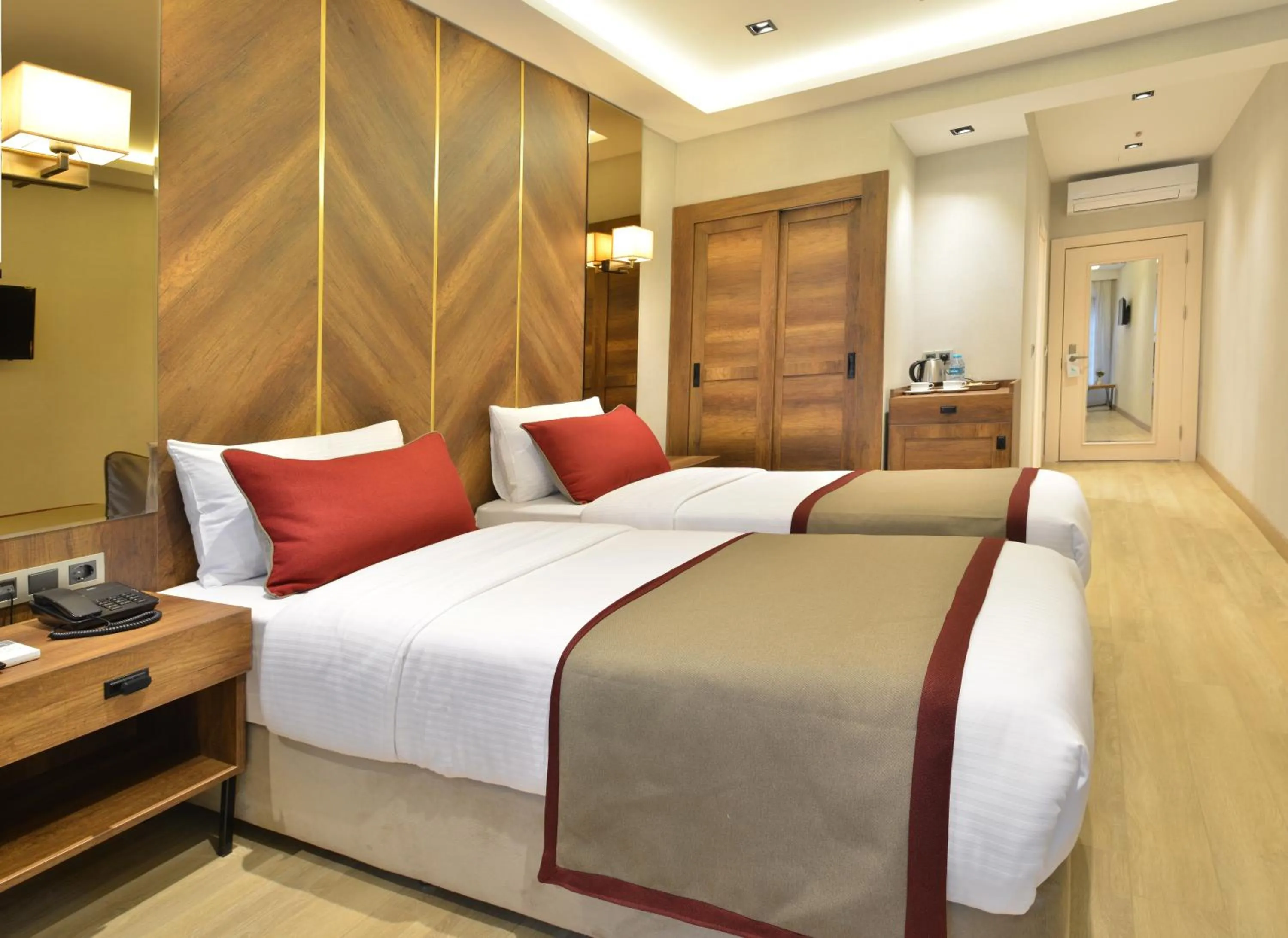 Bed in Celine Hotel Taxim