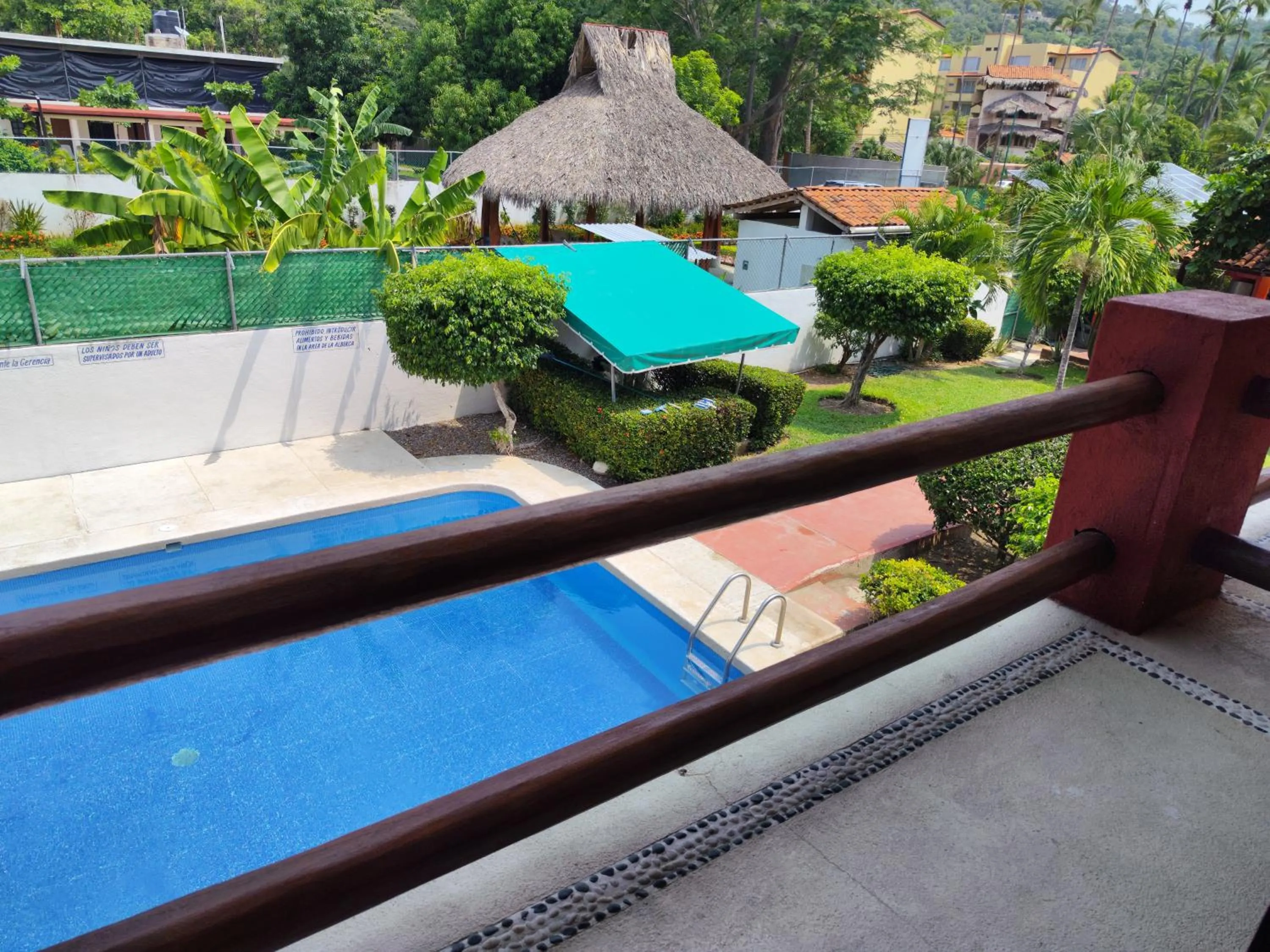 Pool view in Hotel J.B.