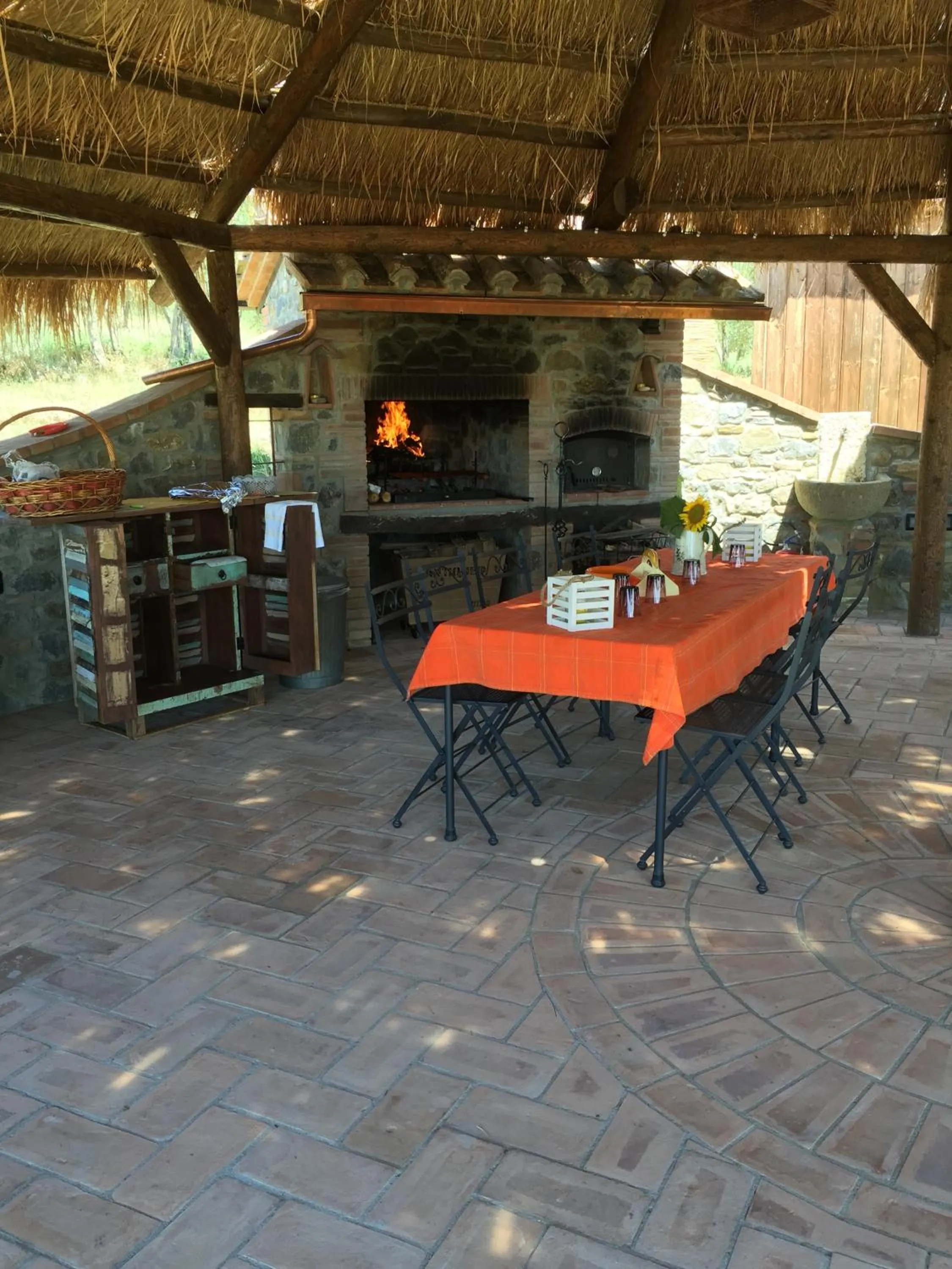 BBQ facilities in Azienda Agrituristica I Tre Casali