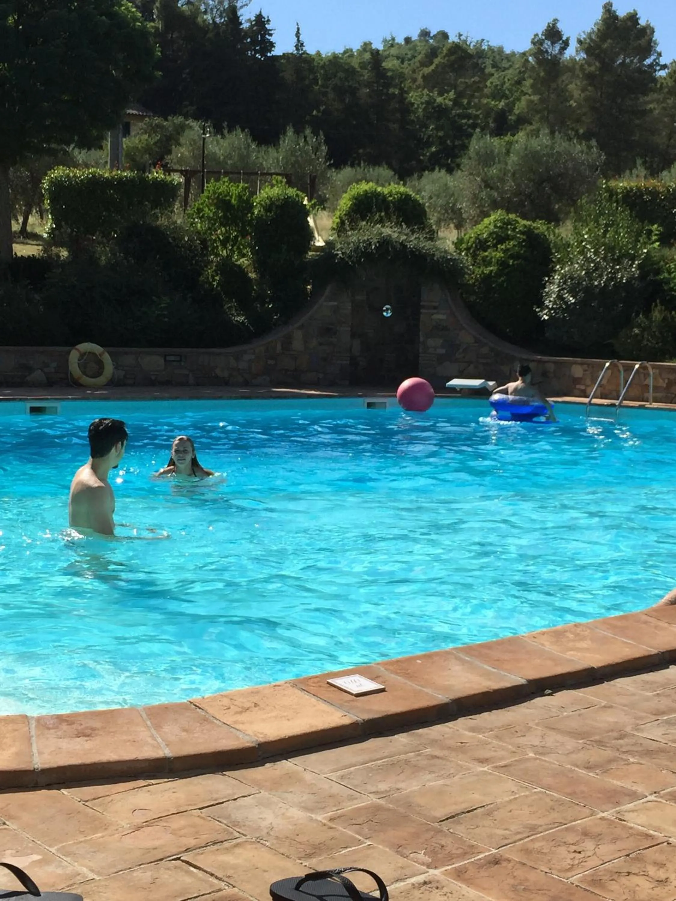 Pool view in Azienda Agrituristica I Tre Casali