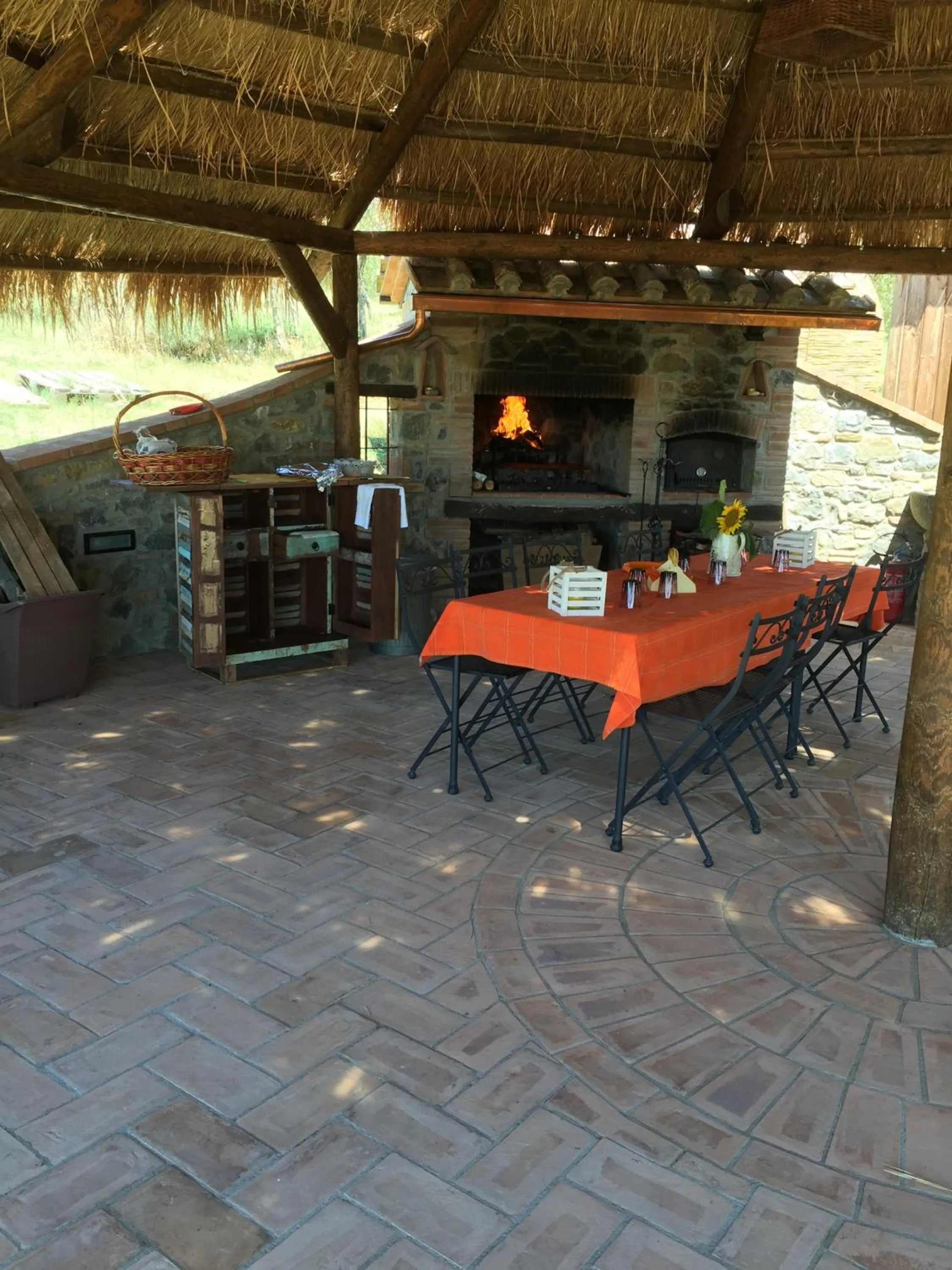BBQ facilities in Azienda Agrituristica I Tre Casali