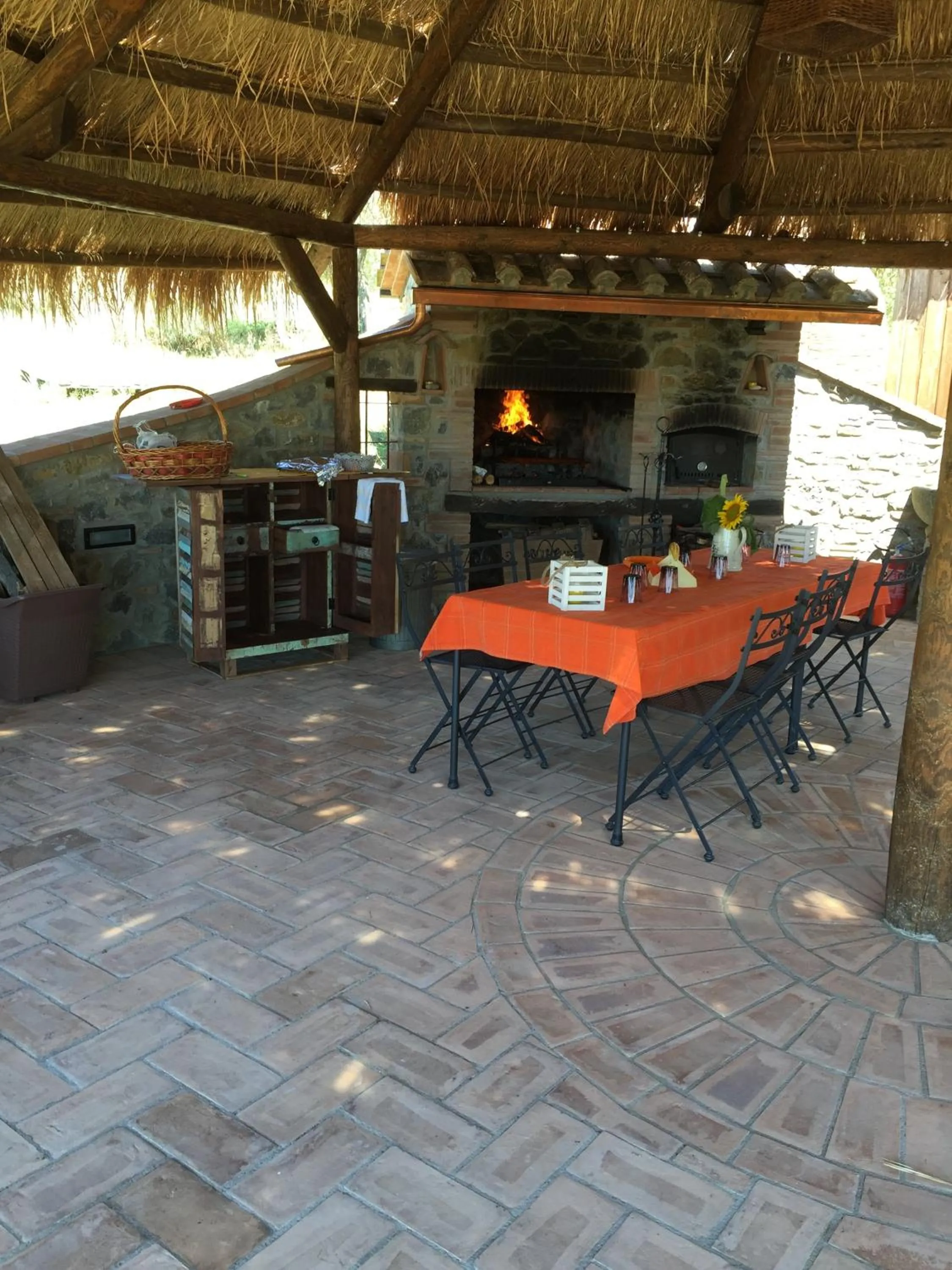 BBQ facilities in Azienda Agrituristica I Tre Casali