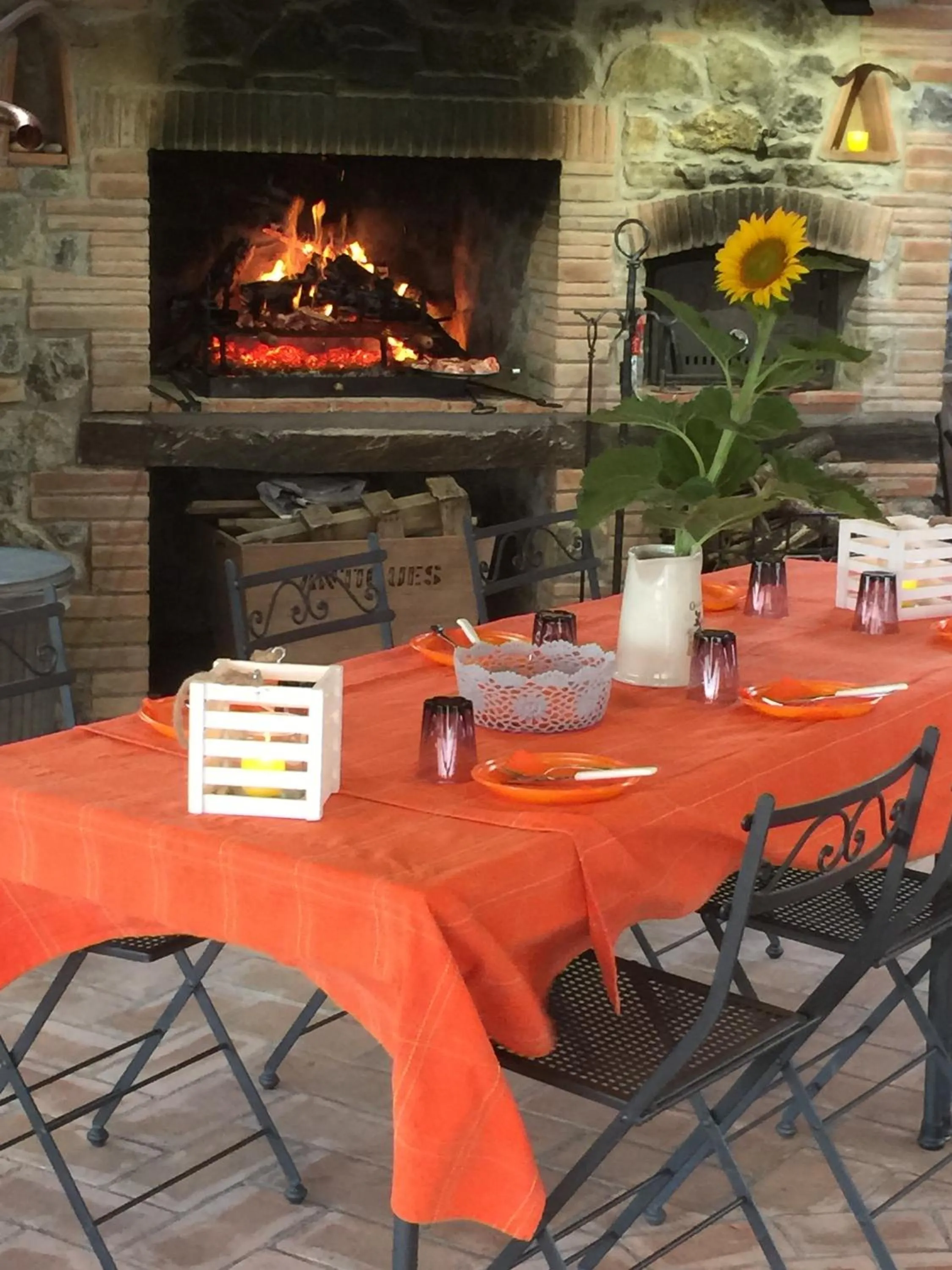 BBQ facilities in Azienda Agrituristica I Tre Casali