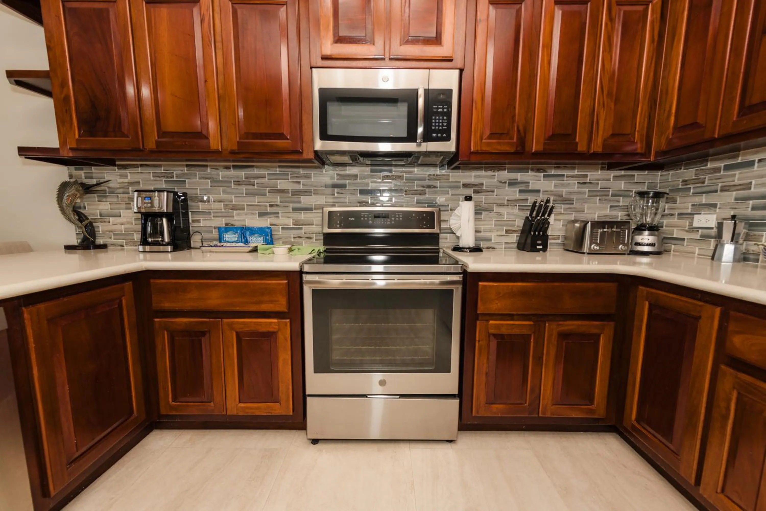 kitchen in Grand Caribe Belize