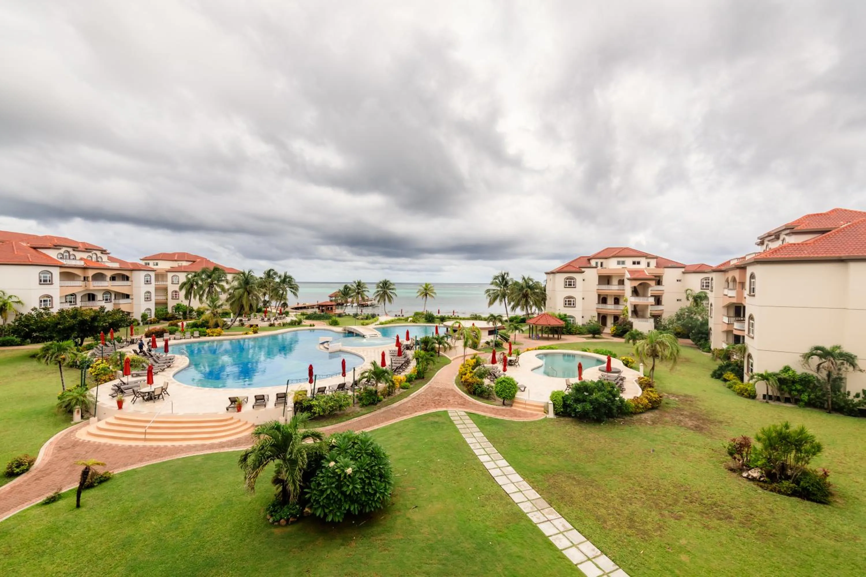 Garden in Grand Caribe Belize