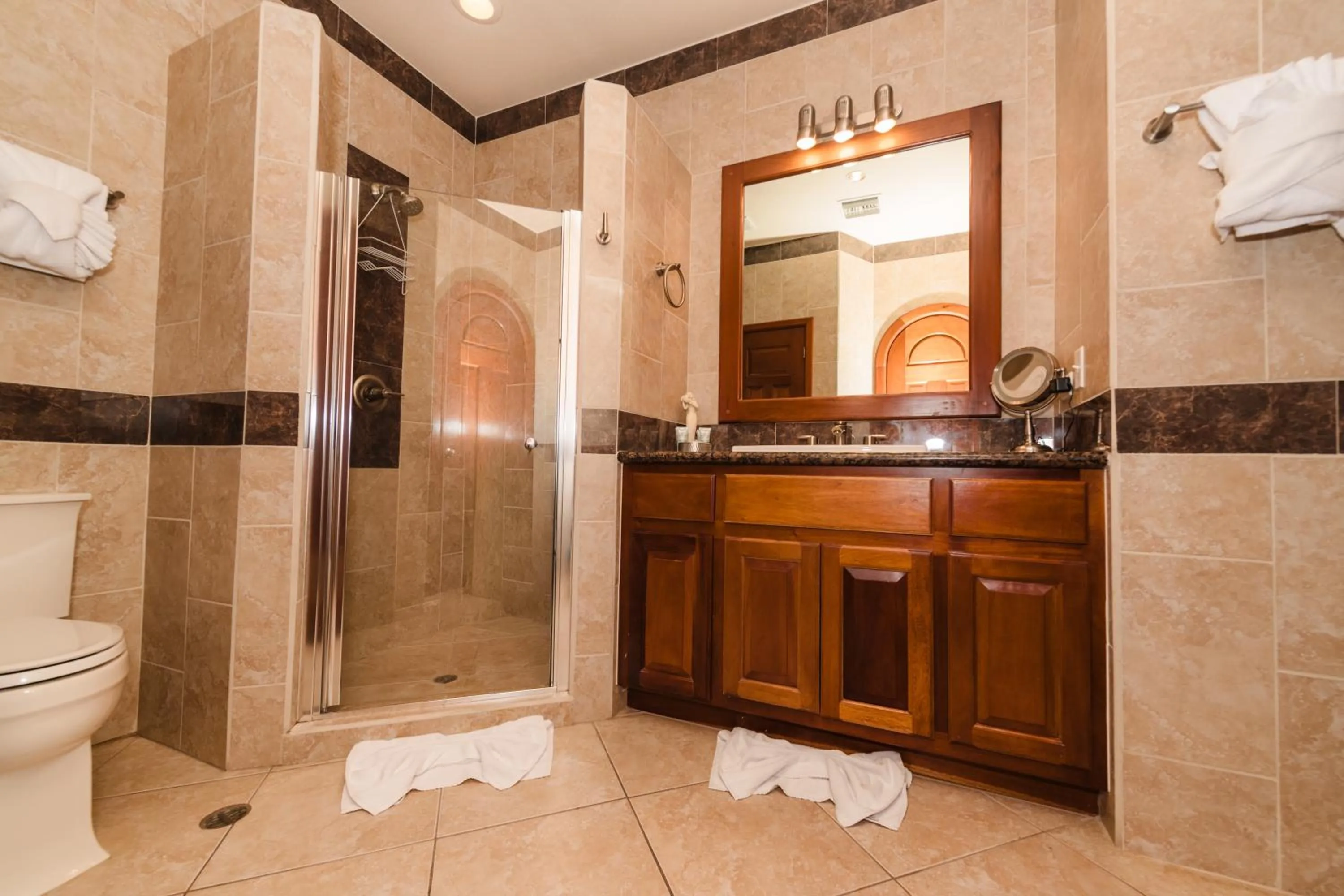 Bathroom in Grand Caribe Belize