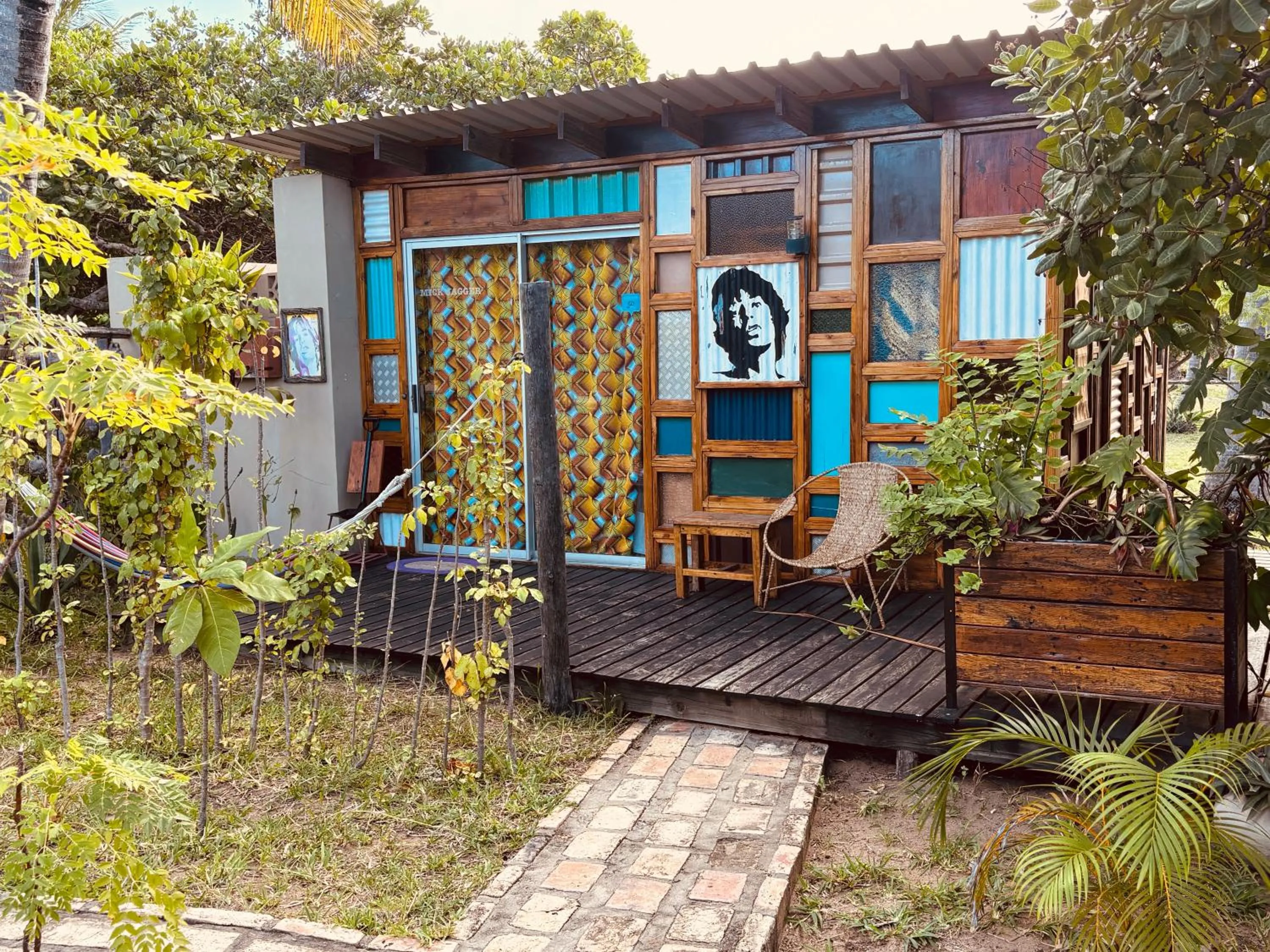 Patio in Mozambeat Motel