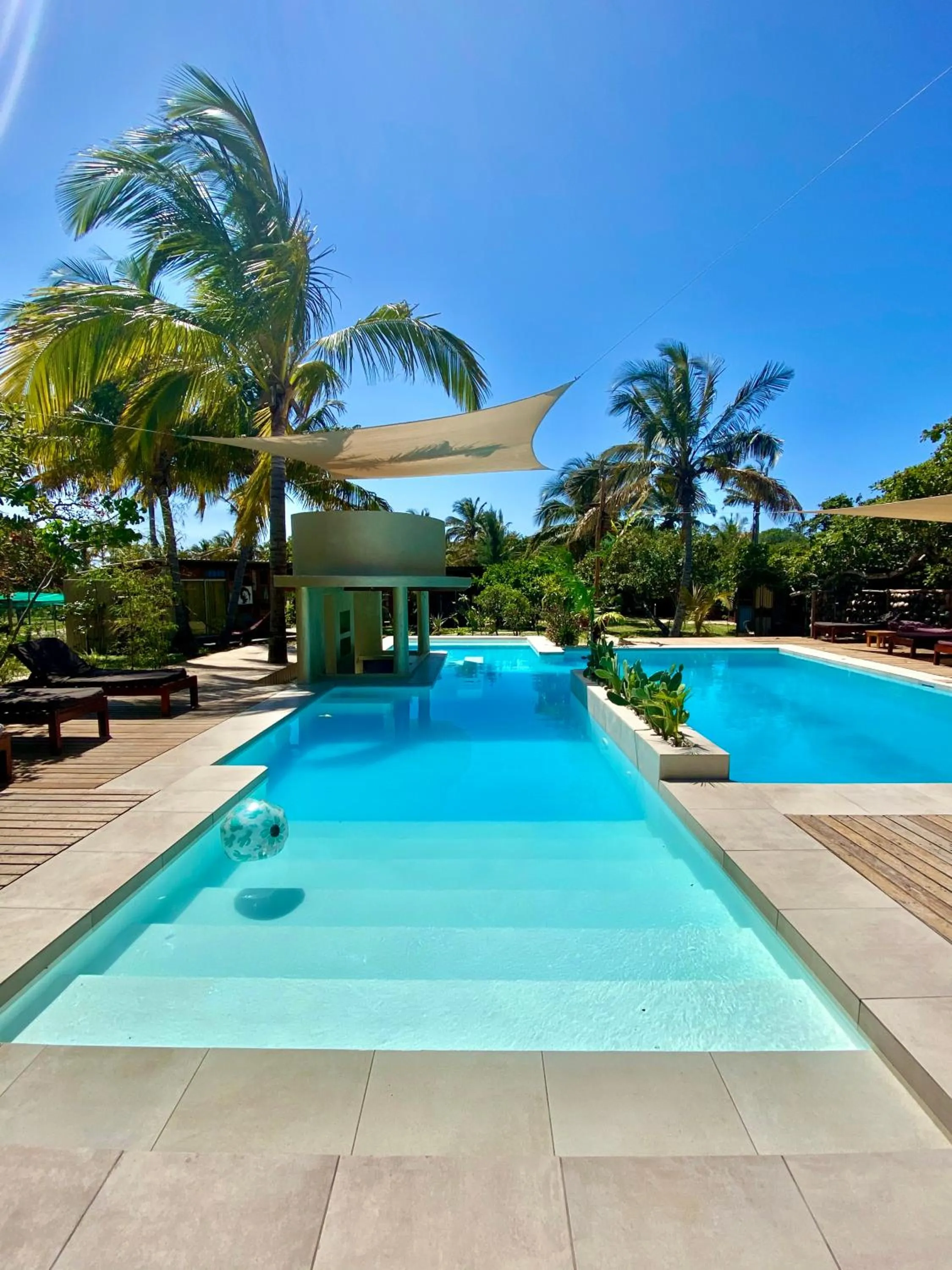 Pool view in Mozambeat Motel