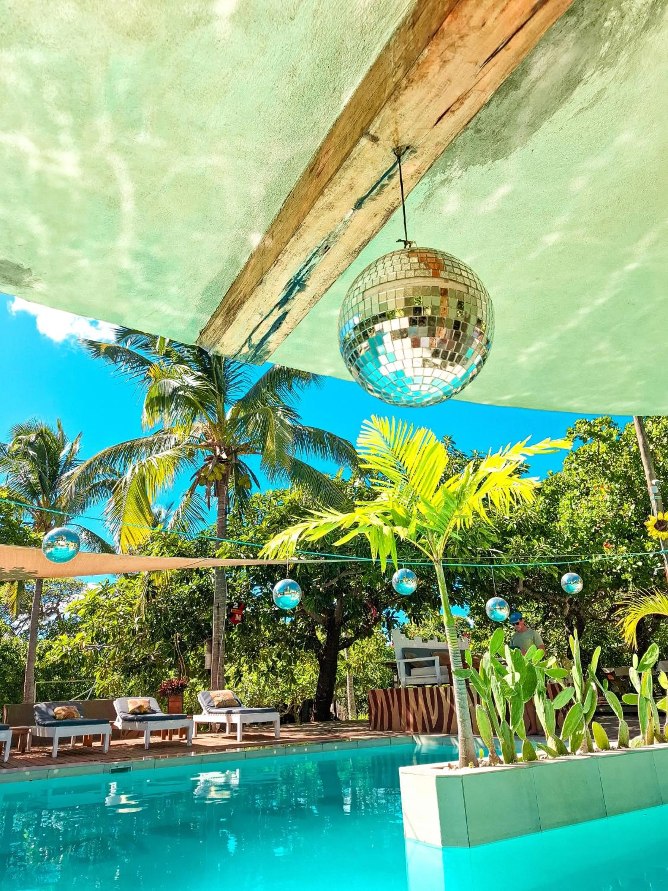 Swimming pool in Mozambeat Motel