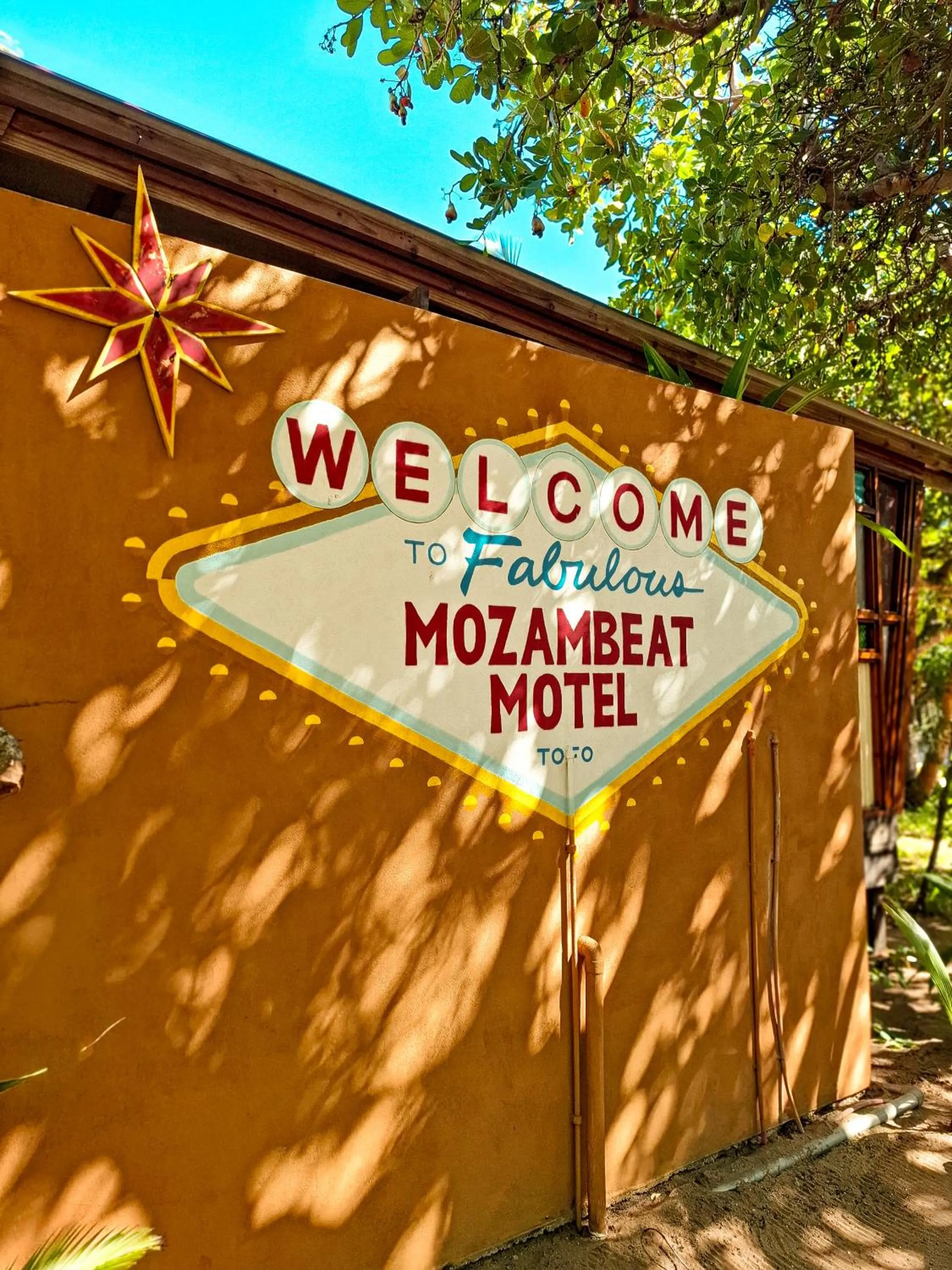 Decorative detail in Mozambeat Motel