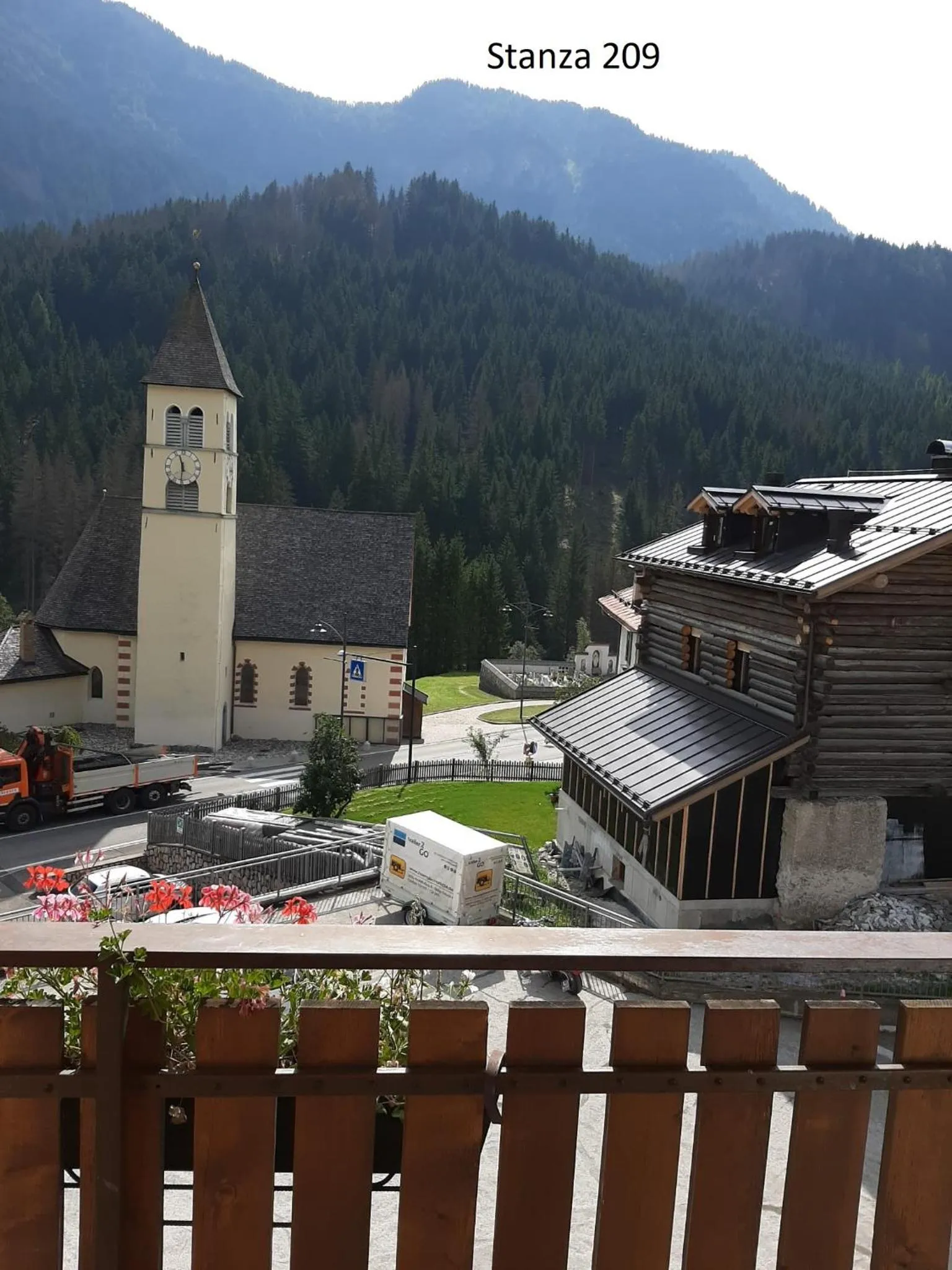 Mountain view in Hotel Pizboè
