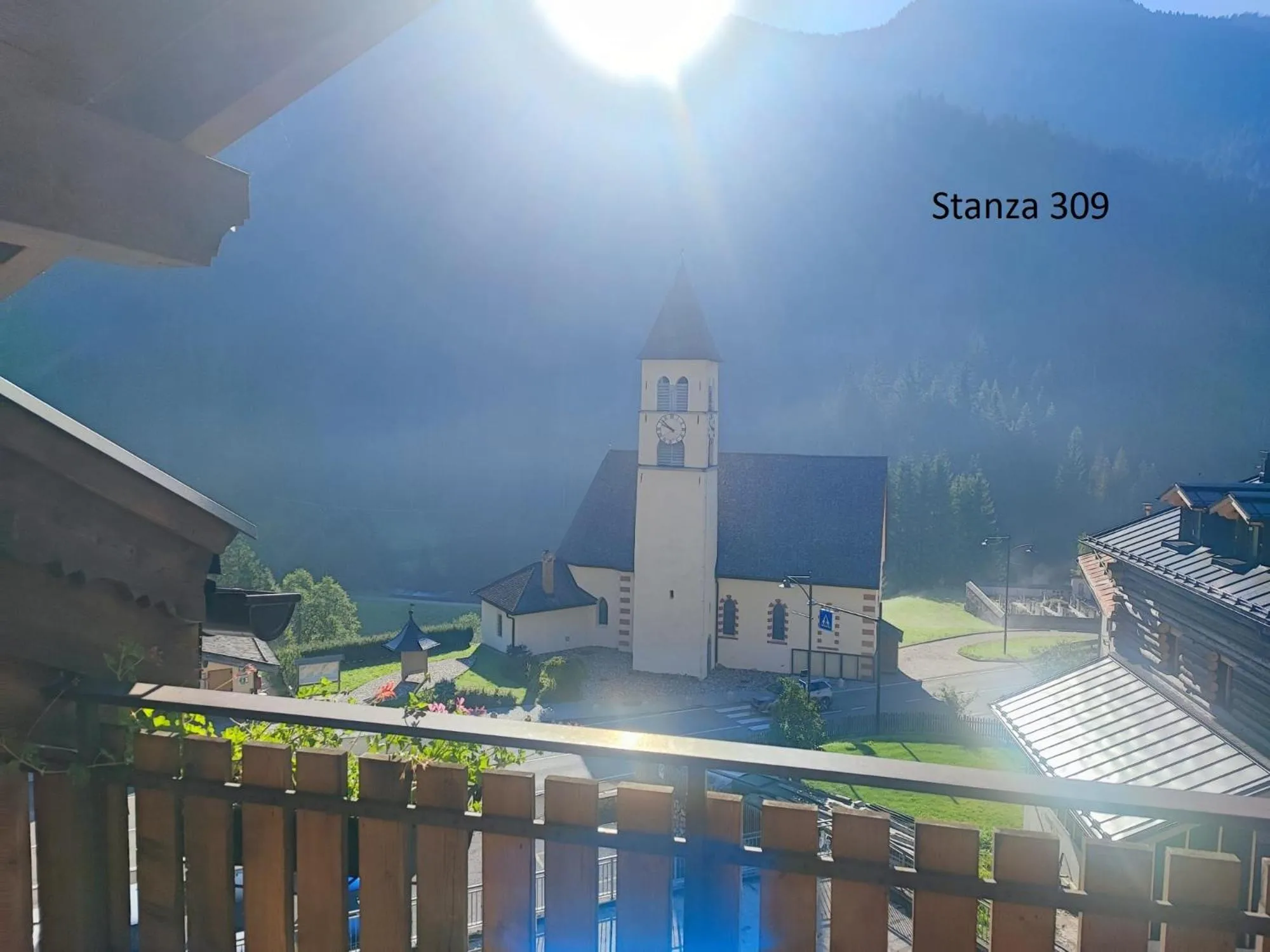 Mountain view in Hotel Pizboè