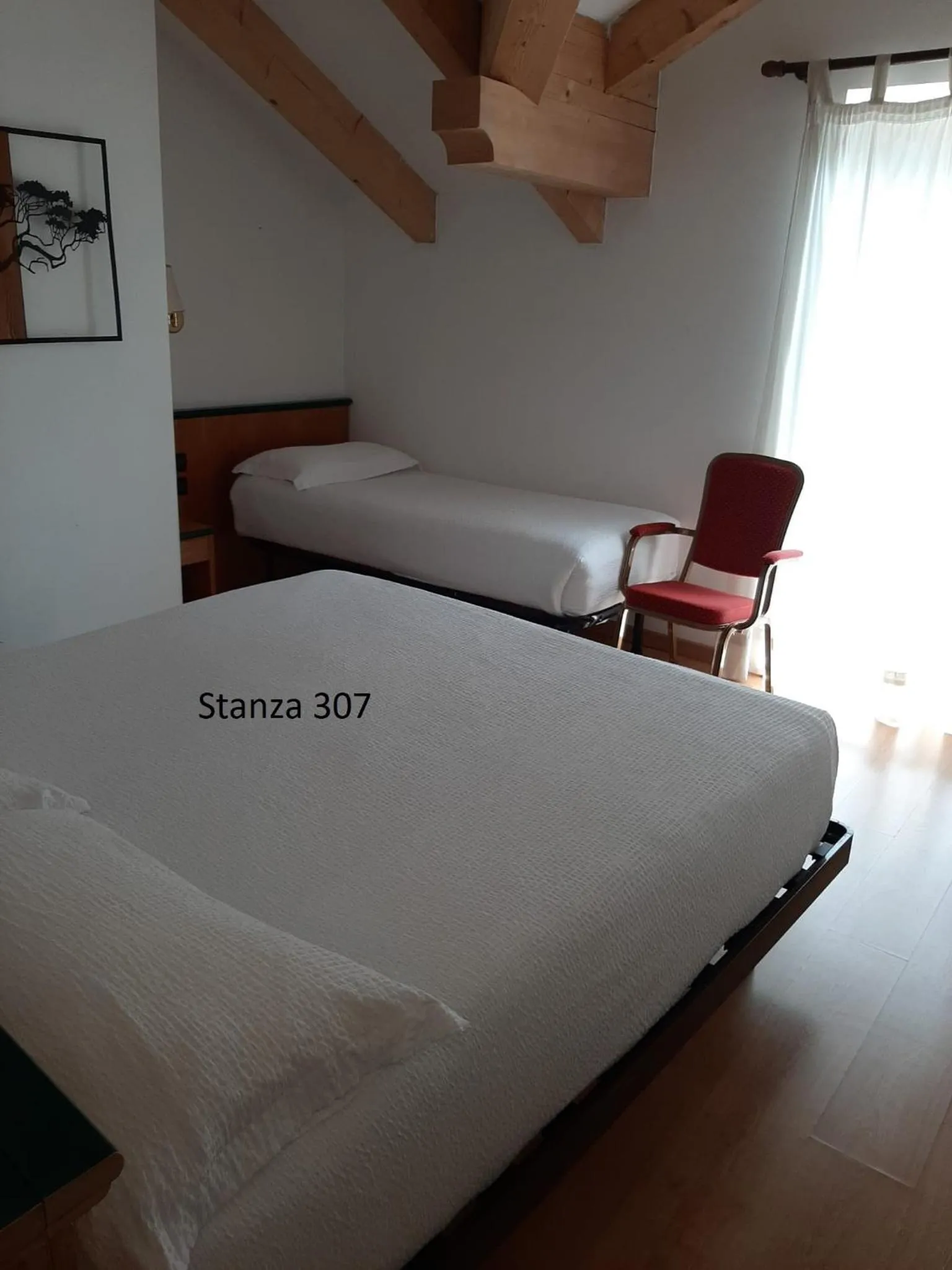 Bed in Hotel Pizboè