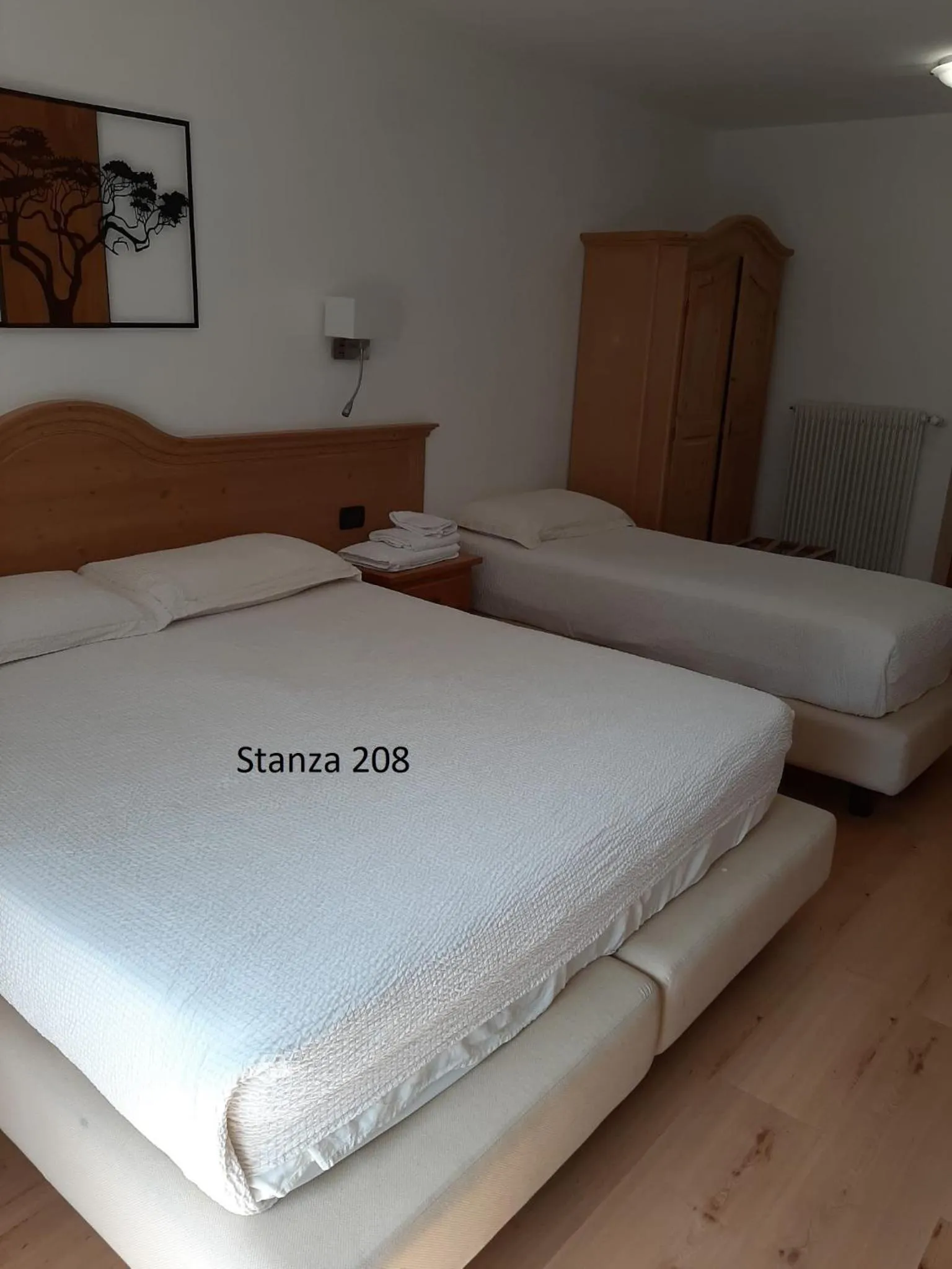 Bed in Hotel Pizboè