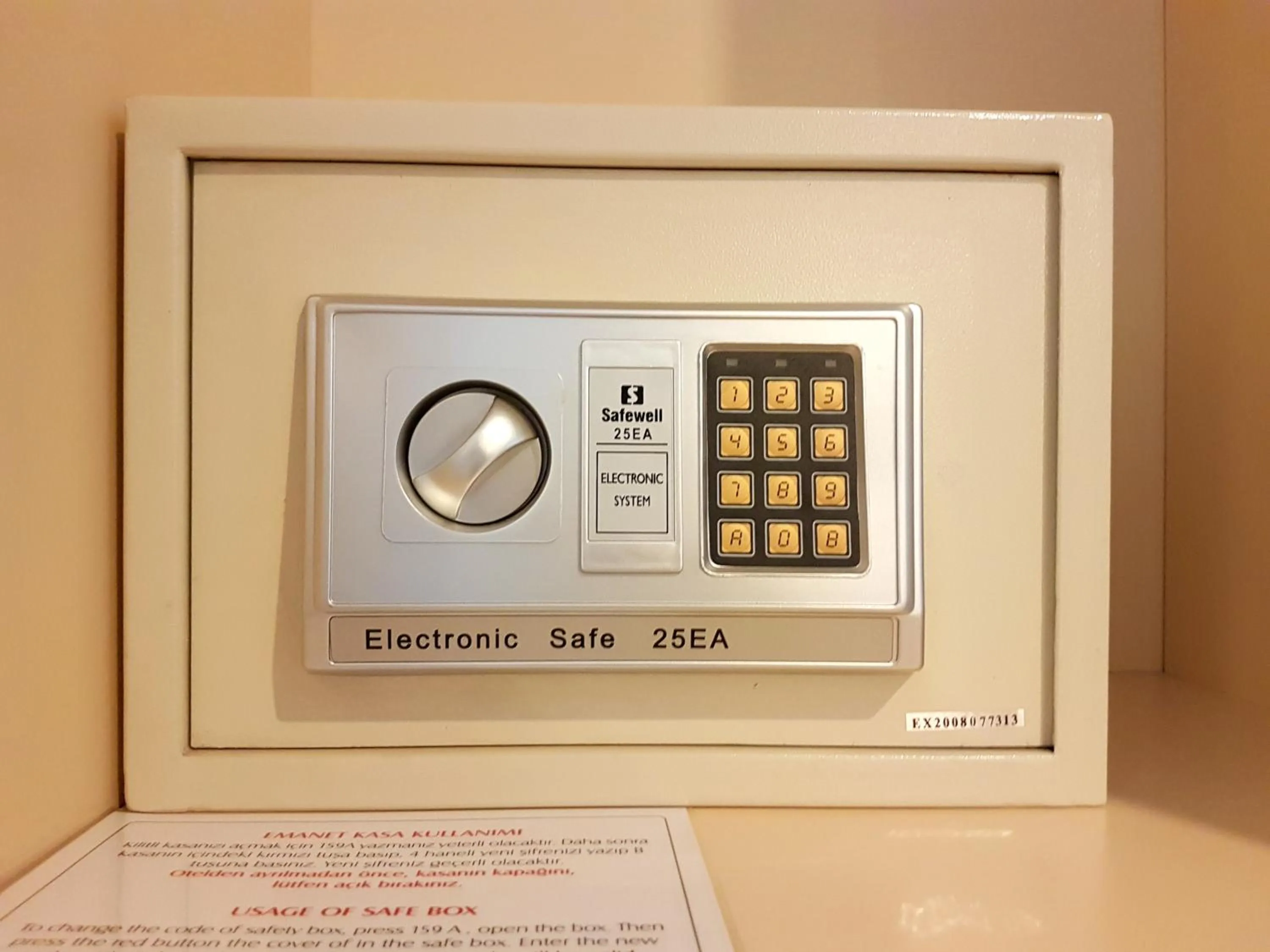 safe in Jura Hotels Mavi Sürmeli Adana