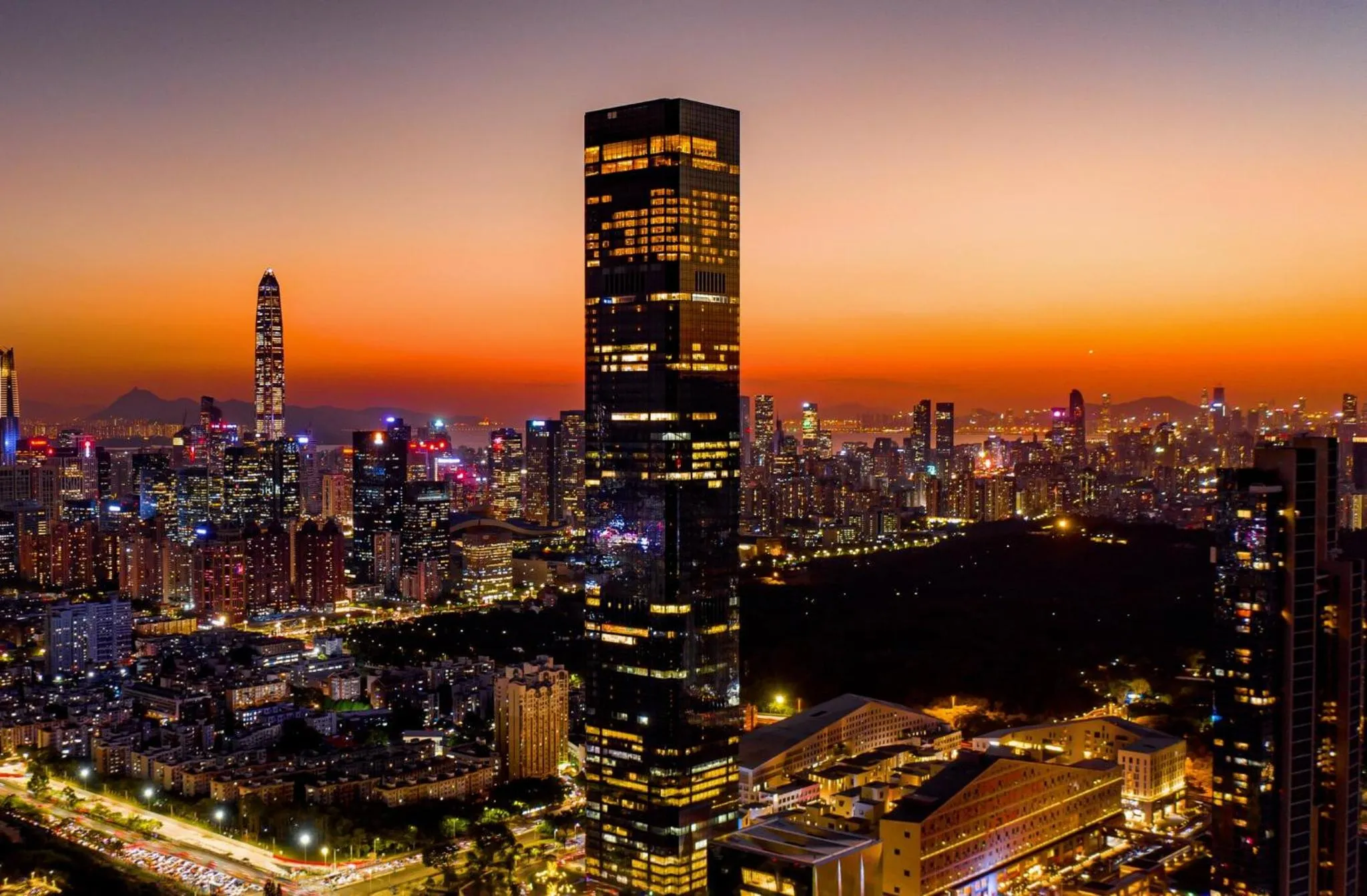 Property building in Mandarin Oriental, Shenzhen