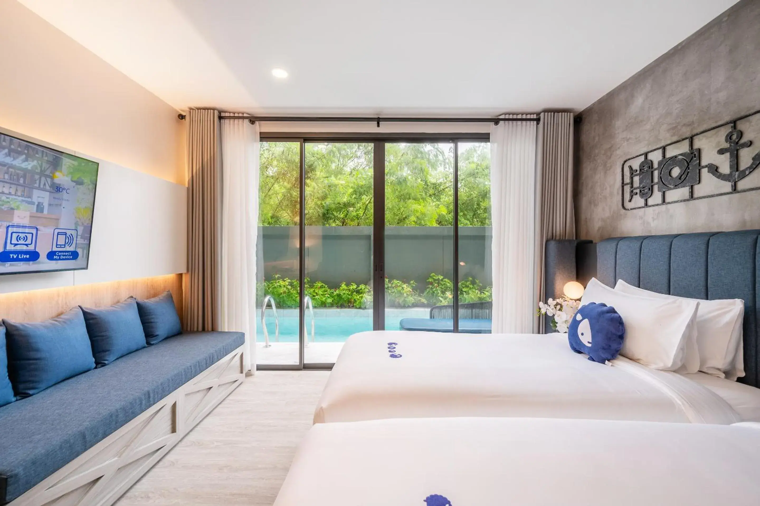 Deluxe Twin Room with Pool Access in Kokotel Phuket Nai Yang Beach Deluxe Twin Room with Pool Access in Kokotel Phuket Nai Yang Beach