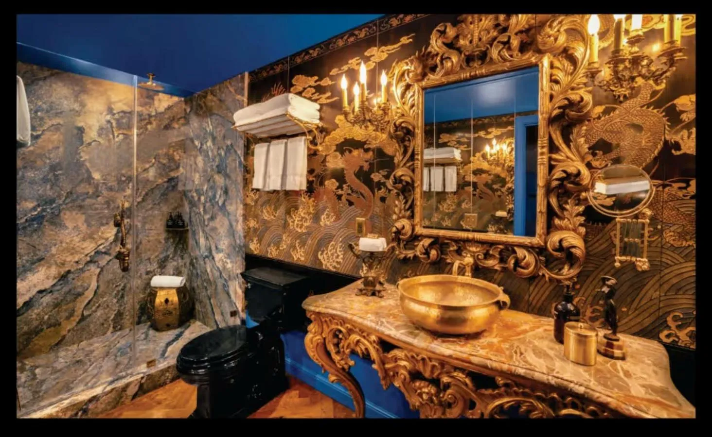 Shower in Petit Ermitage