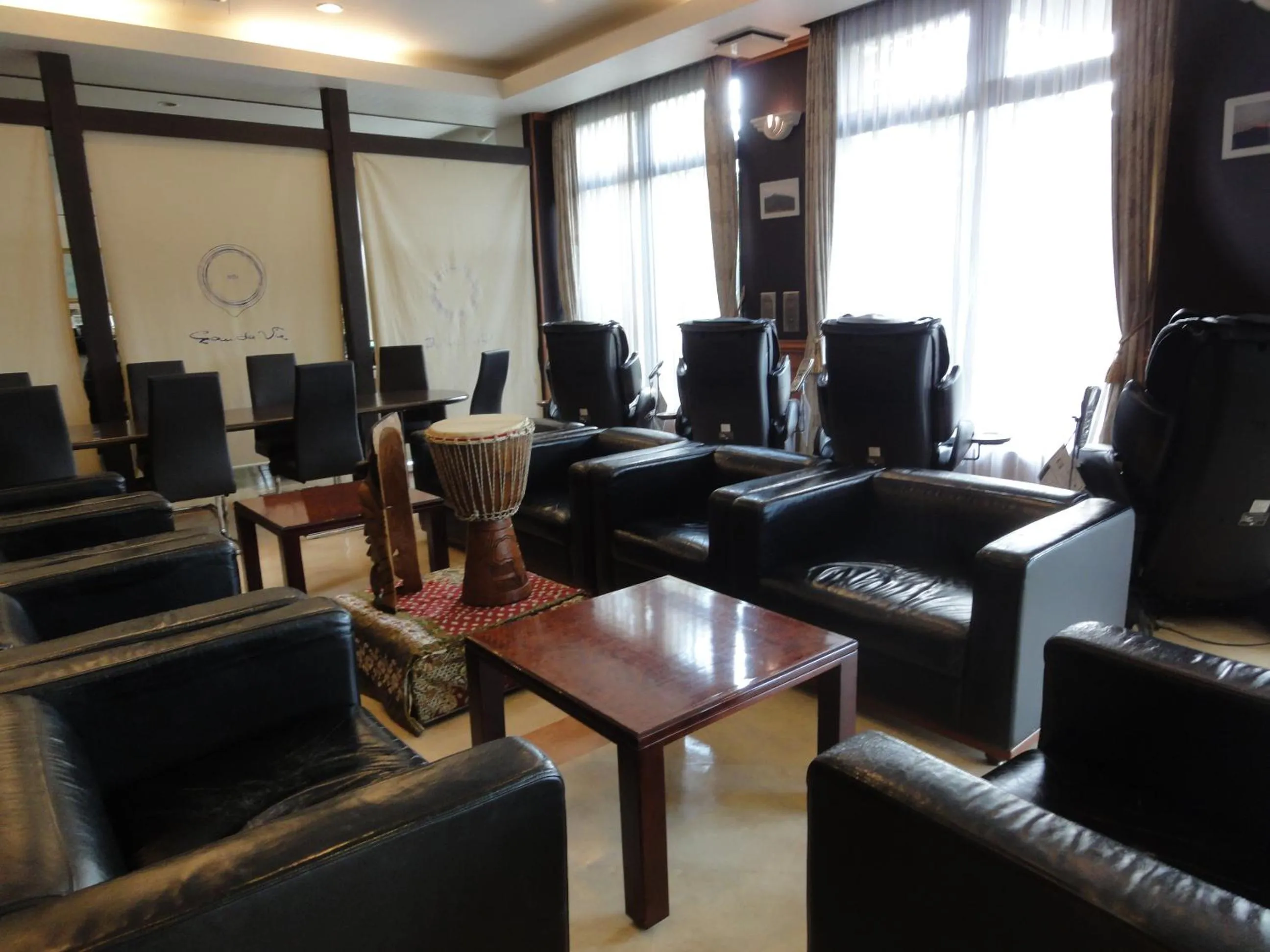 Lobby or reception in TsukubaNoYu Urban Hotel