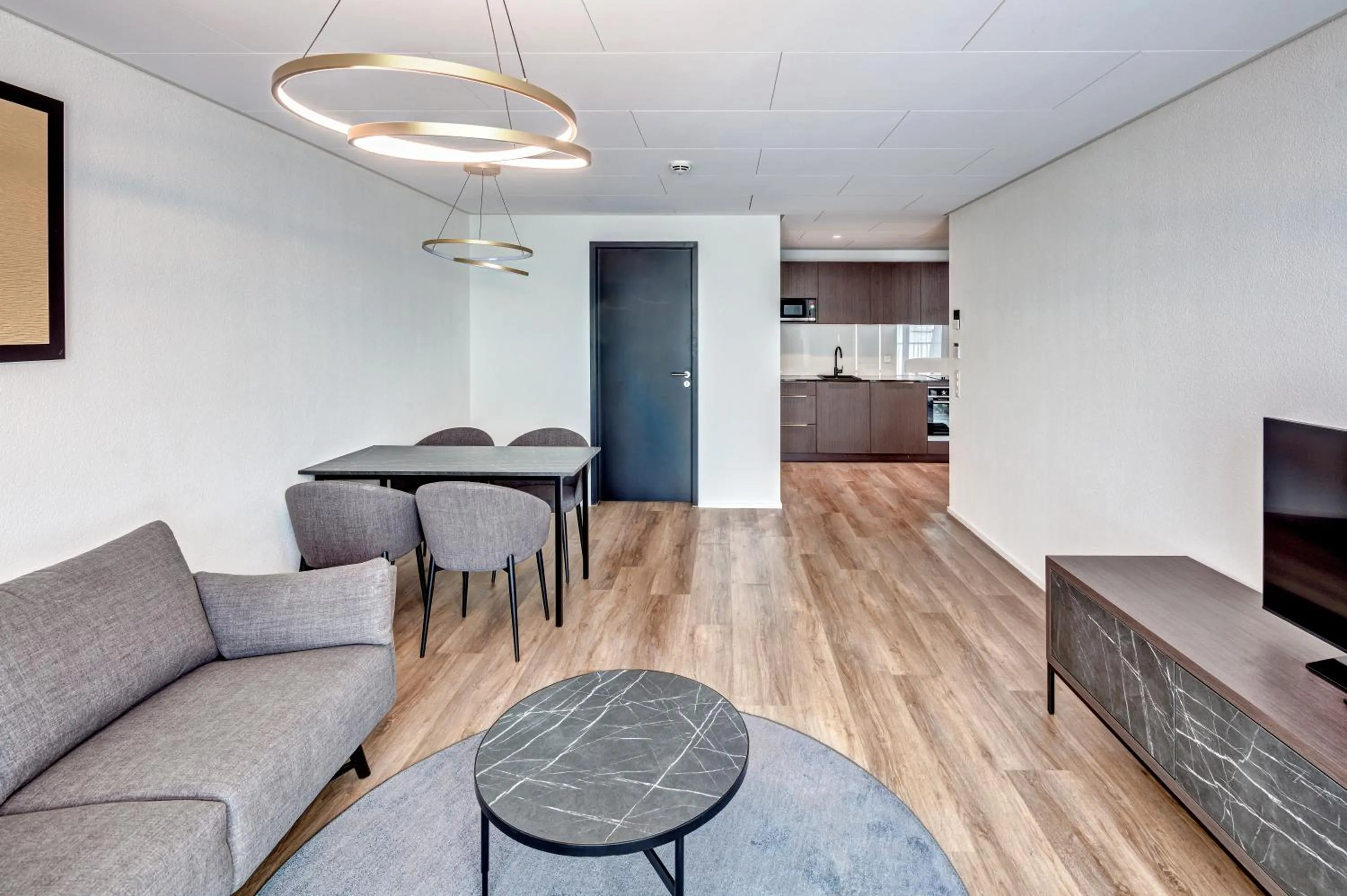 Living room in MOOI Apartments Schlieren