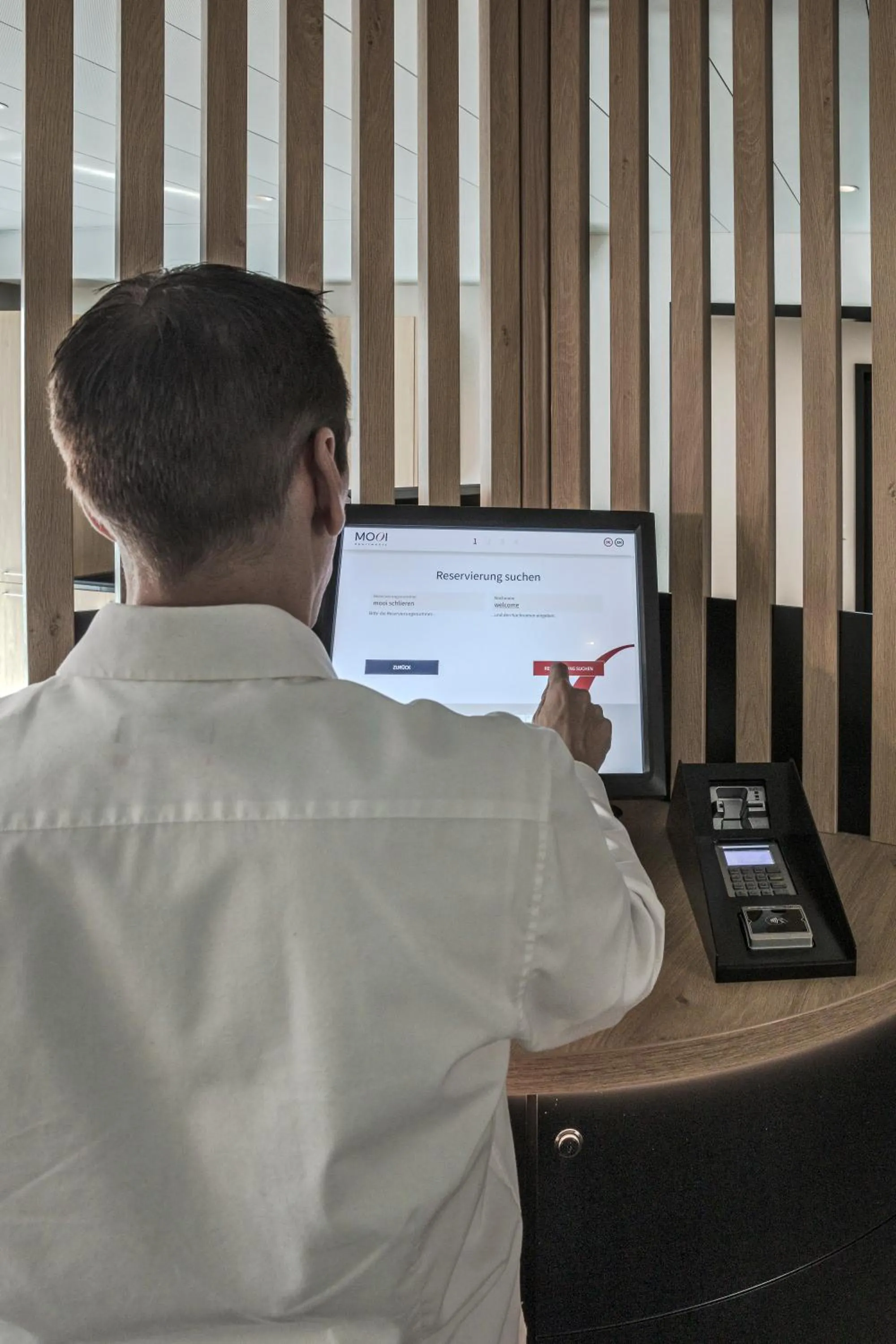 Lobby or reception in MOOI Apartments Schlieren