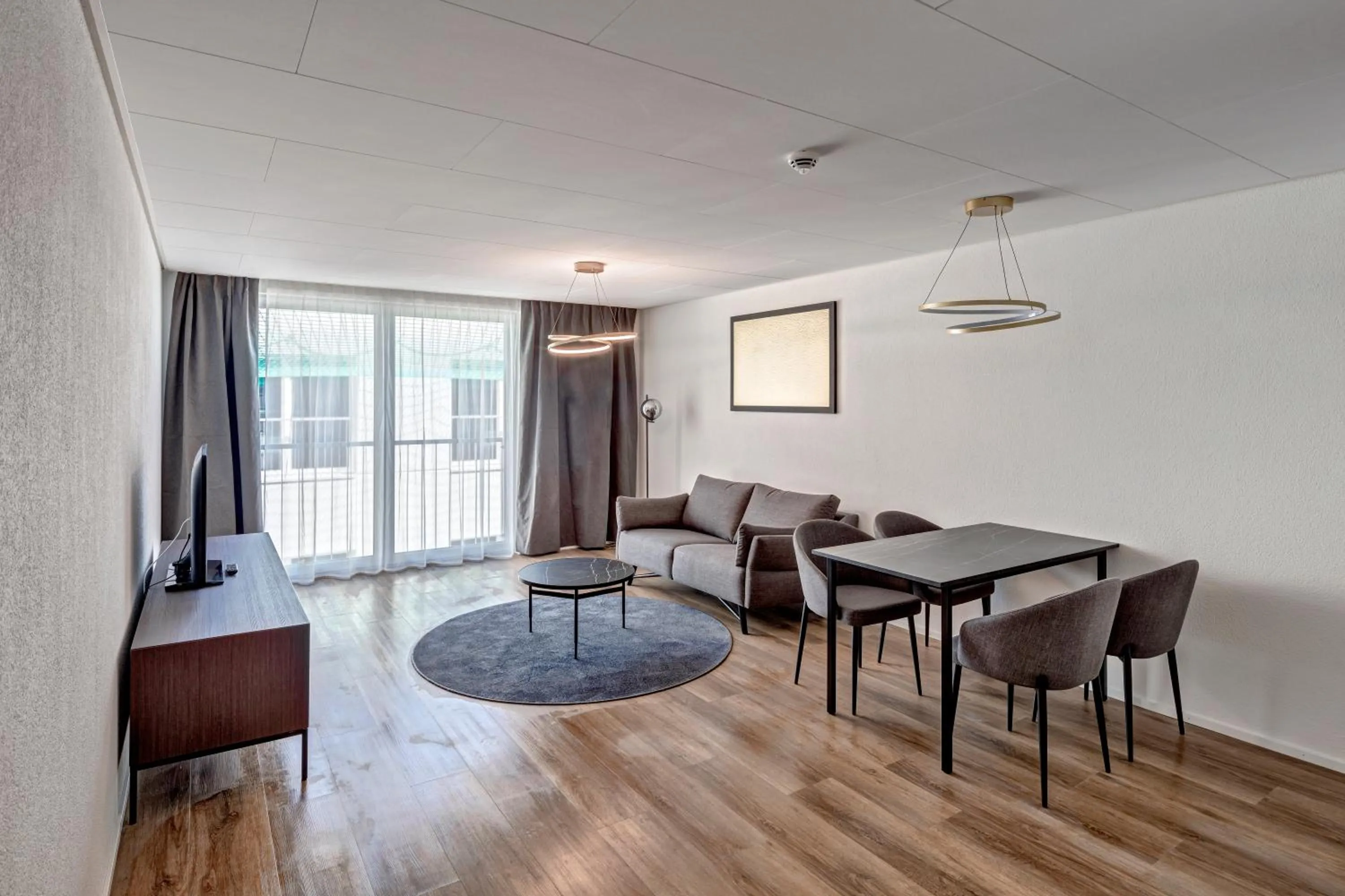 Living room in MOOI Apartments Schlieren